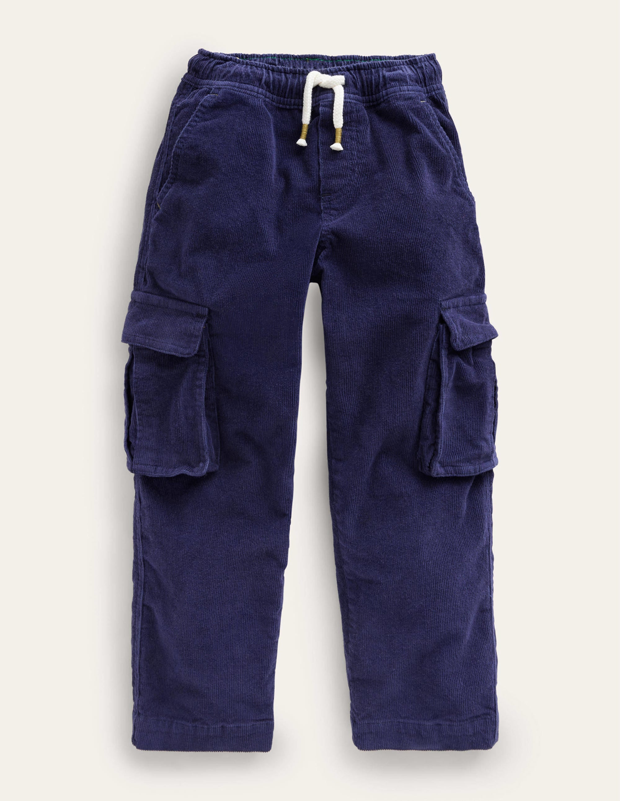 Cord Cargo Pants-French Navy - Image 1