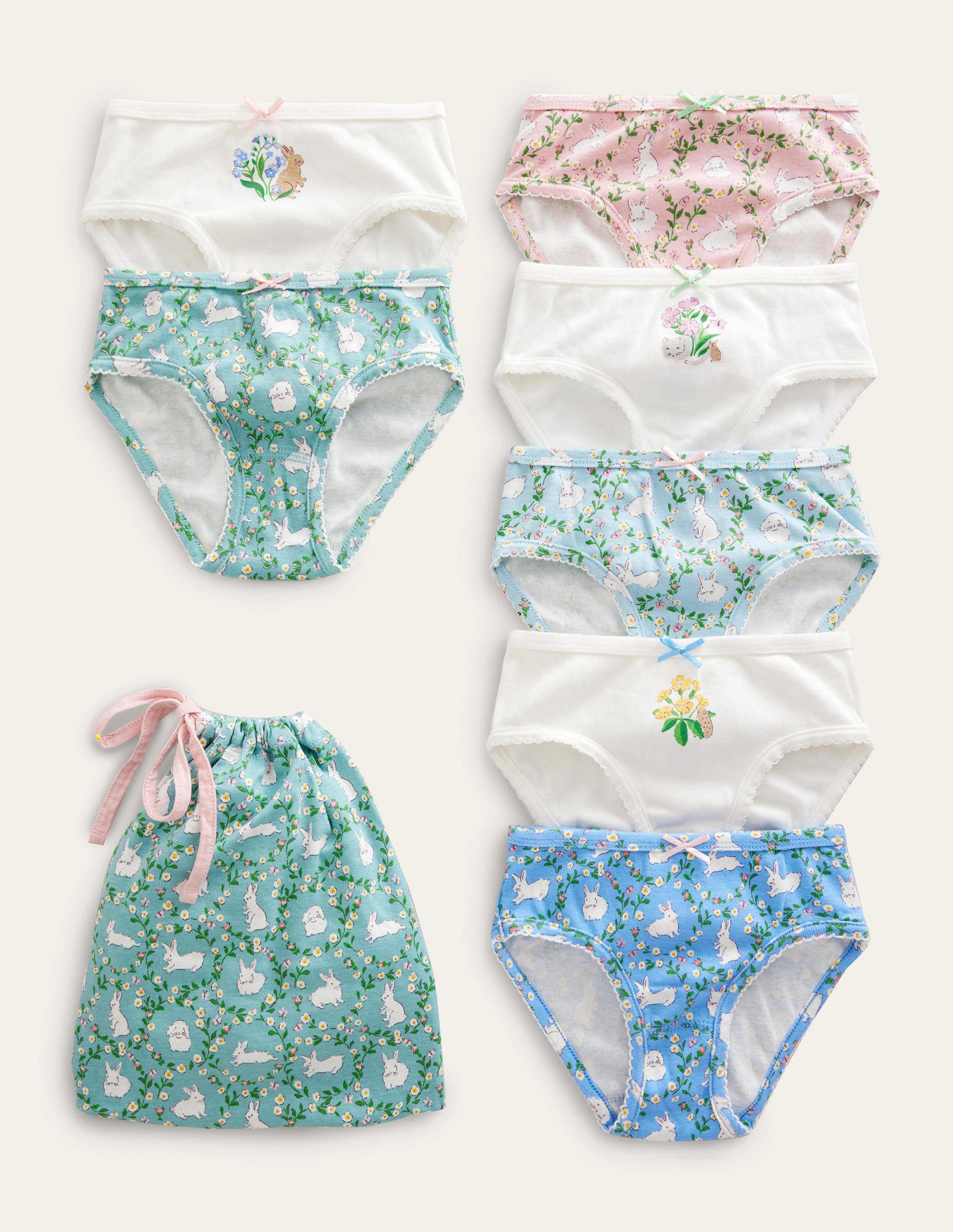 Underwear 7 Pack-Spring Bunnies-1