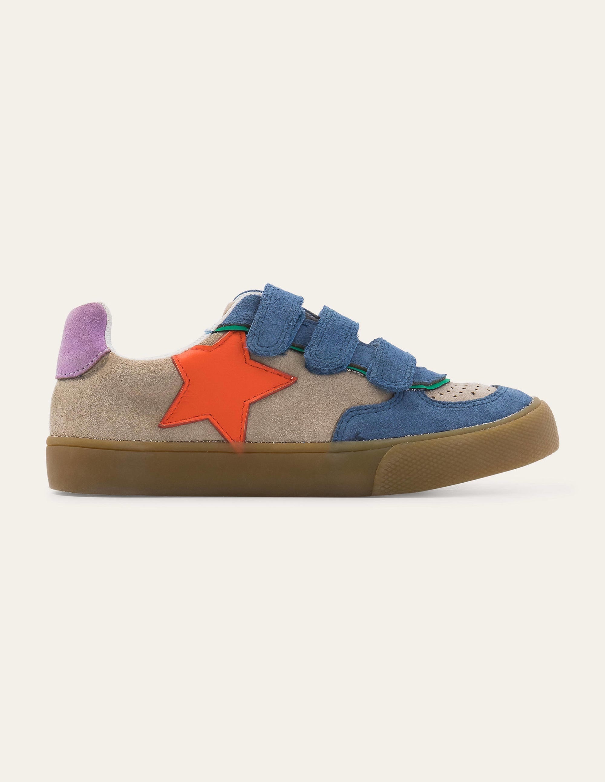 Leather Low Tops (Boys)-Multi - Image 1