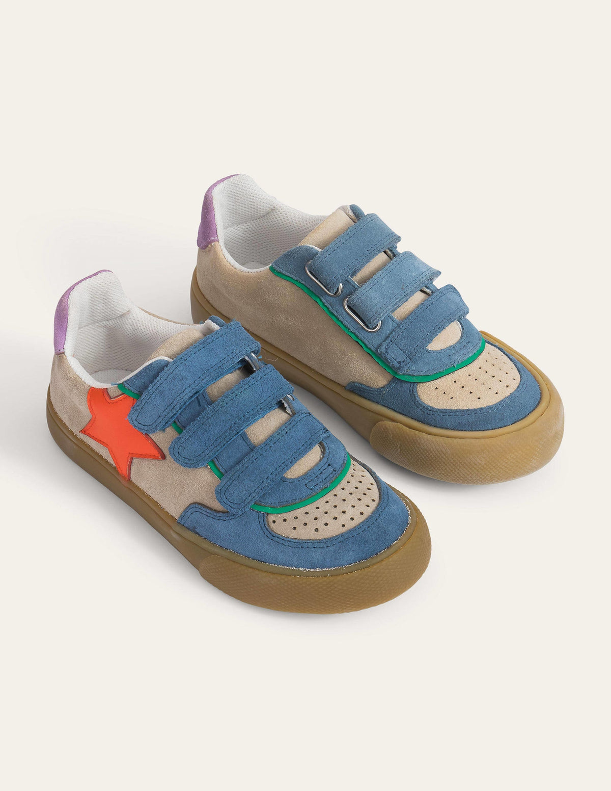 Leather Low Tops (Boys)-Multi - Image 2