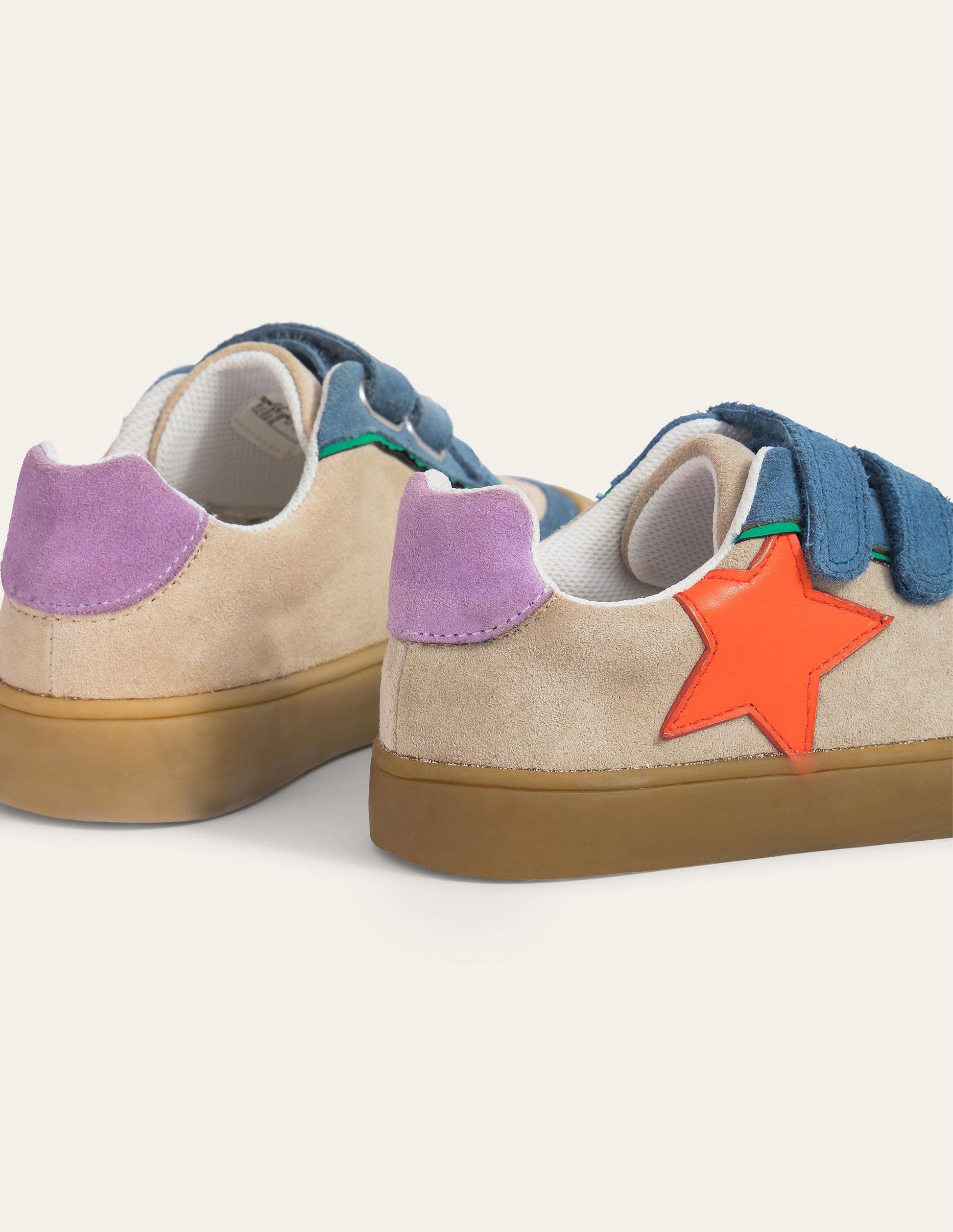 Leather Low Tops (Boys)-Multi-3