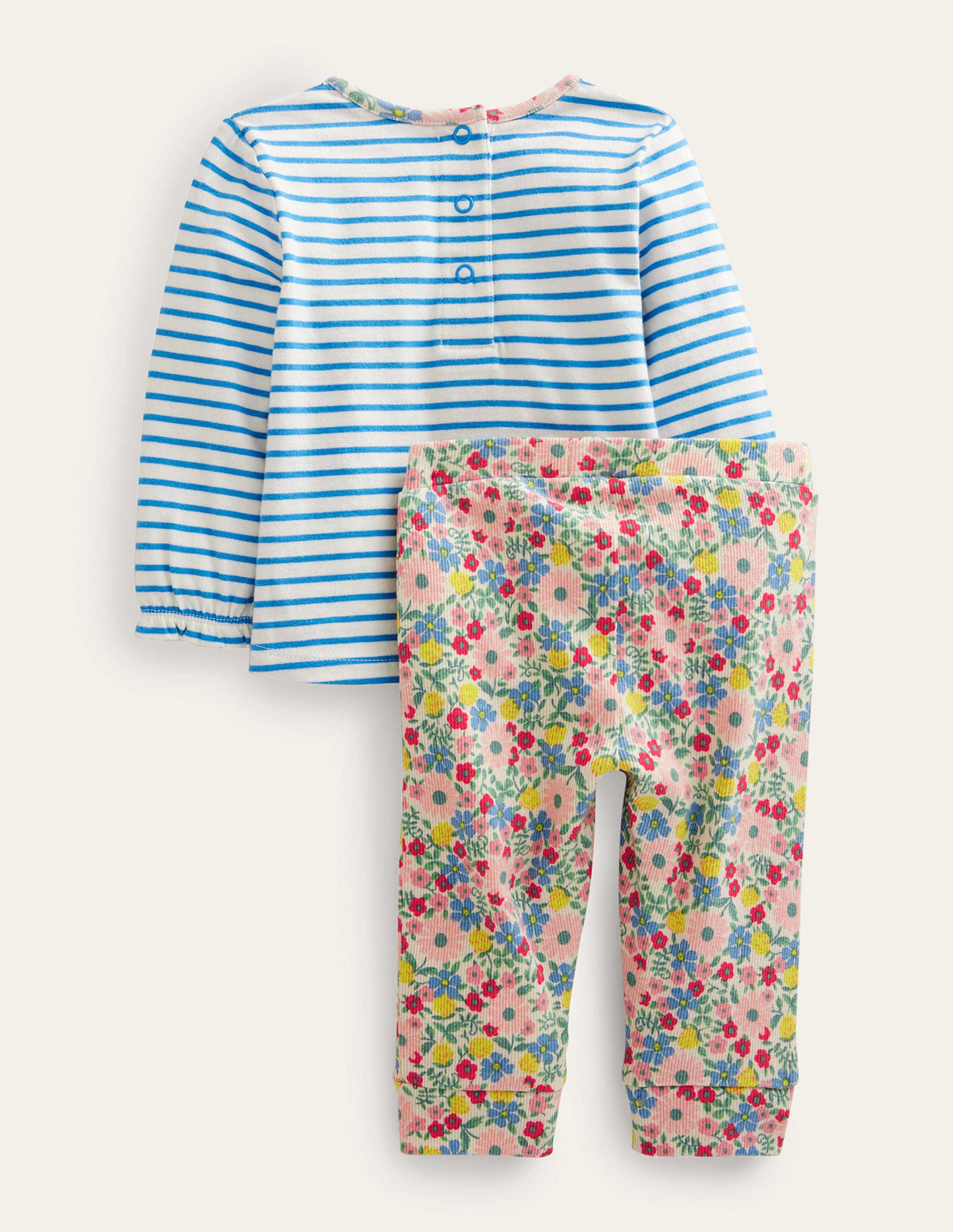 Jersey Logo Pocket Playset-Vanilla Pod Baby Fossil Floral - Image 2