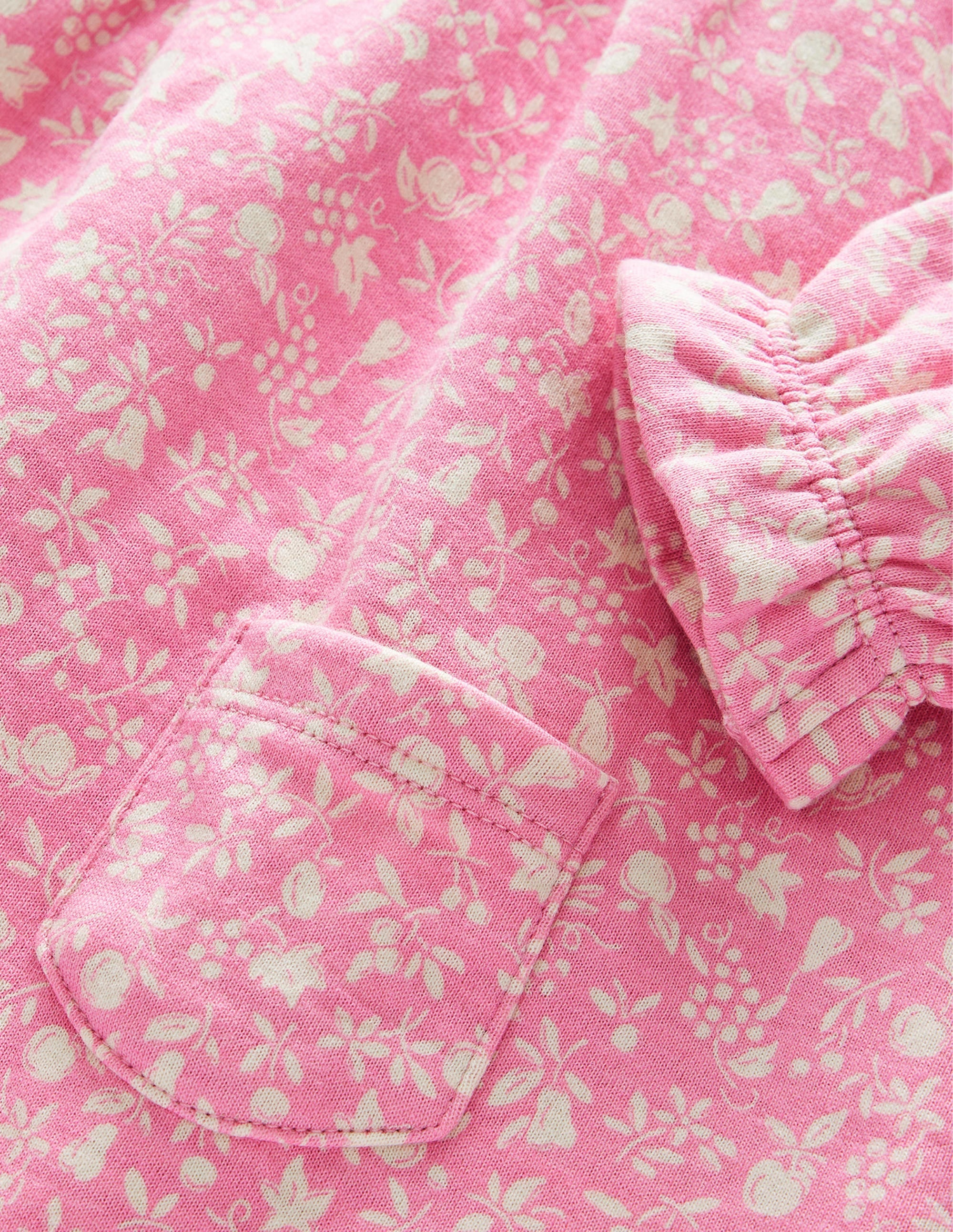 Double Sided Jersey Dress-Formica Pink Orchard - Image 3