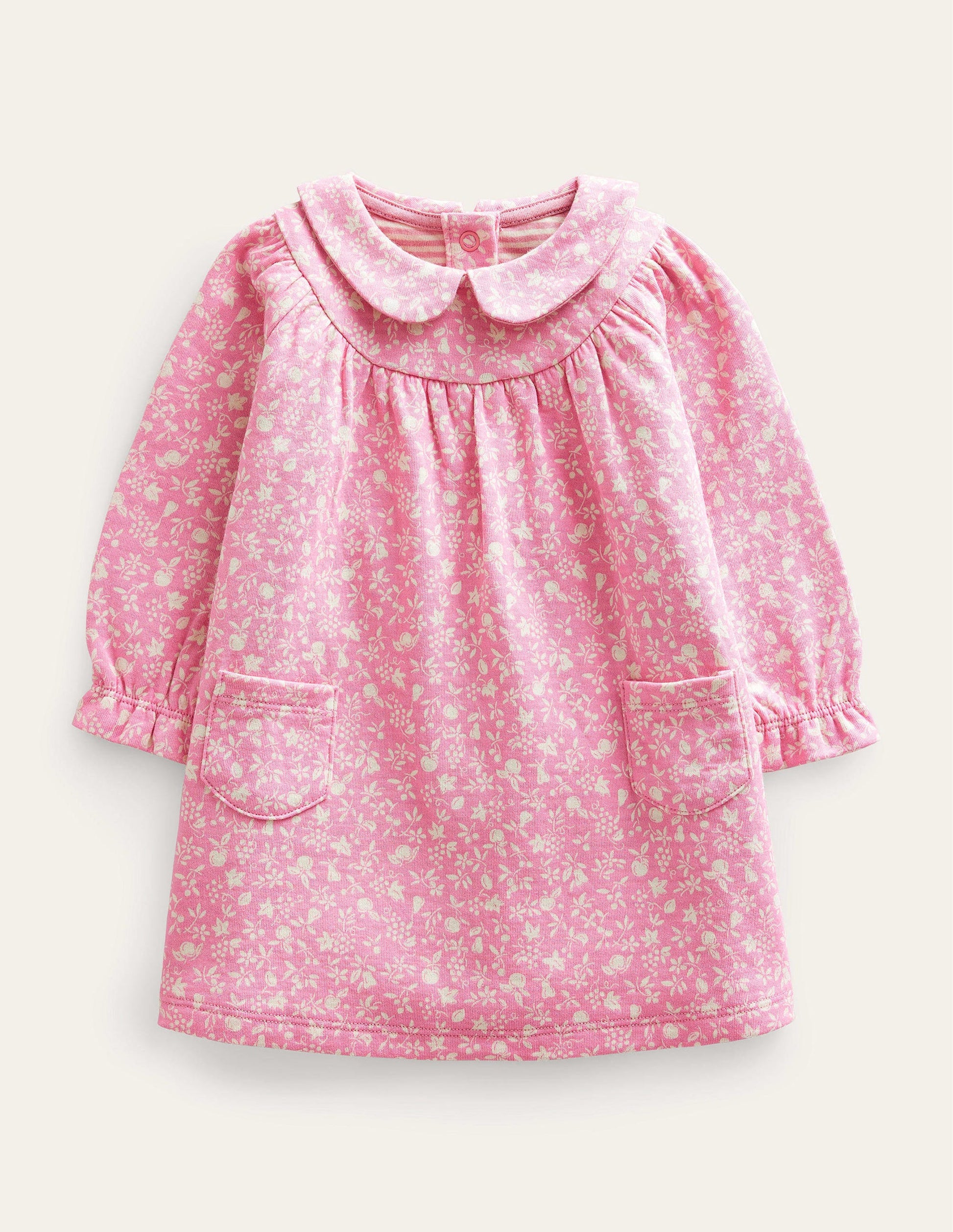 Double Sided Jersey Dress-Formica Pink Orchard-1