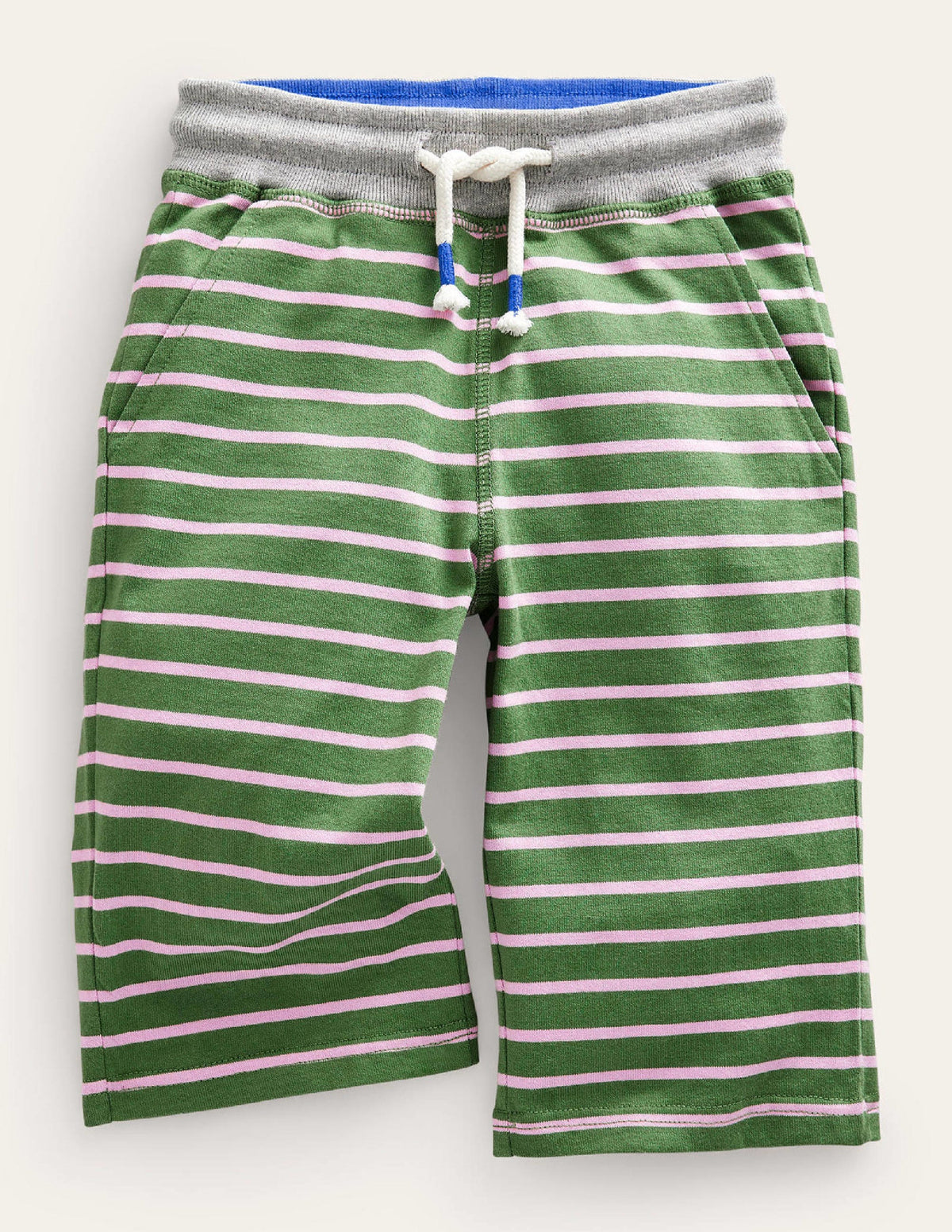 Jersey Baggies-Safari Green/French Pink - Image 1