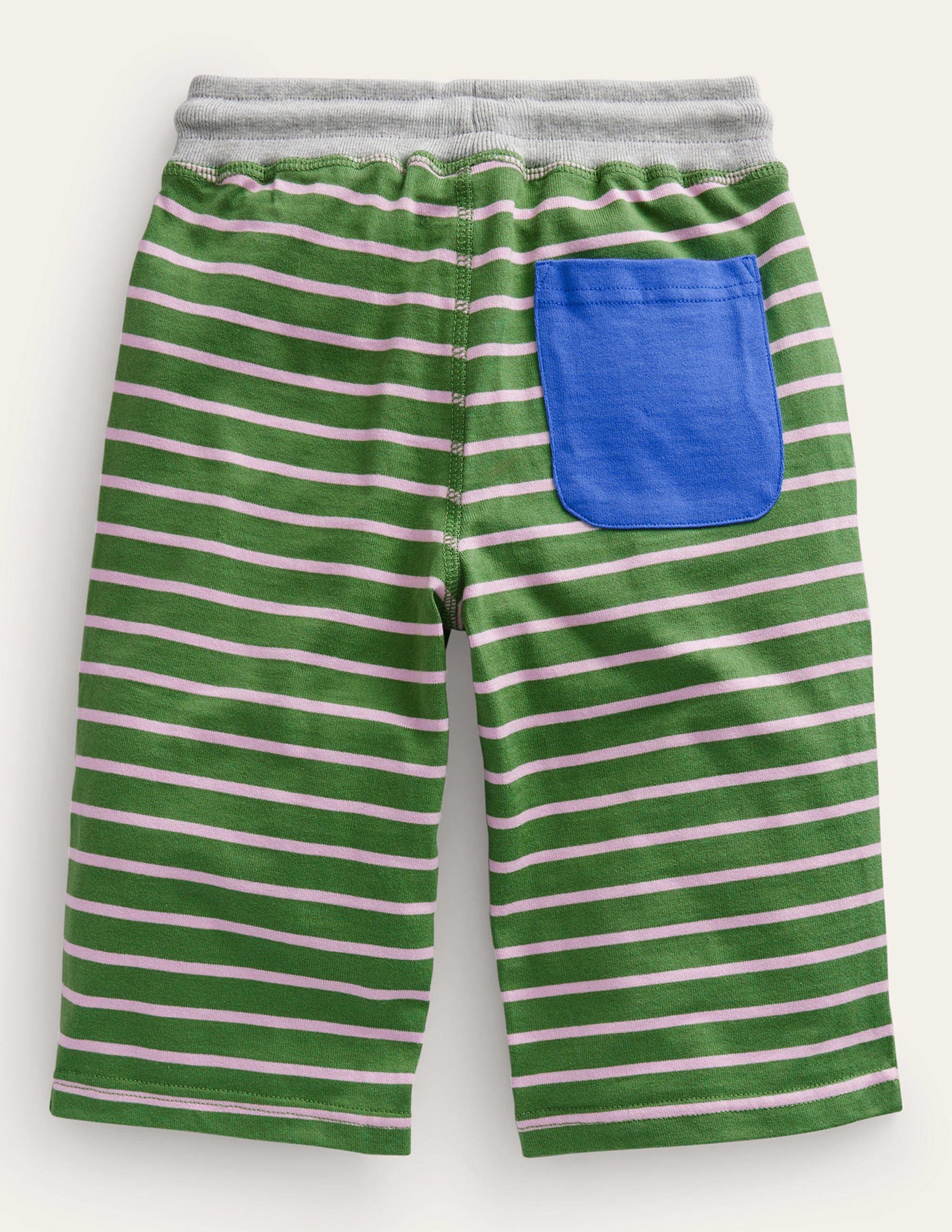 Jersey Baggies-Safari Green/French Pink-2