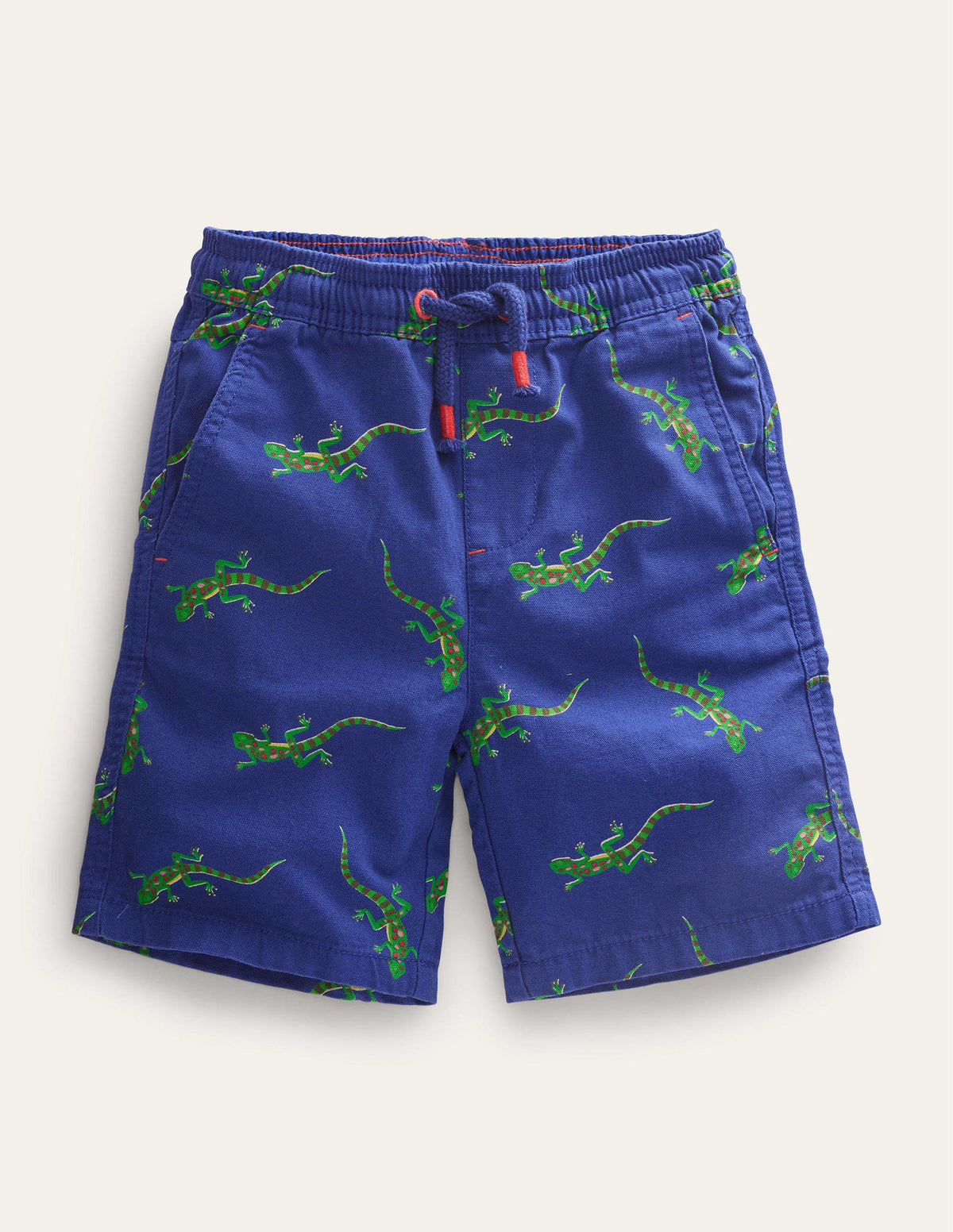 Pull-on Drawstring Shorts-Starboard Lizard-1