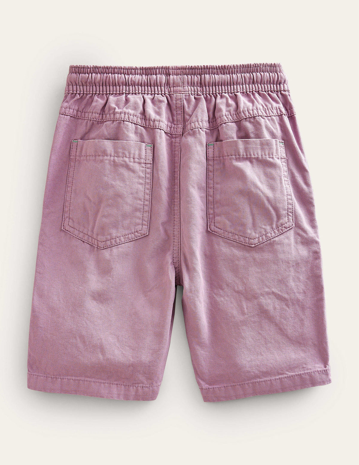 Pull-on Drawstring Shorts-Smokey Lavender - Image 2