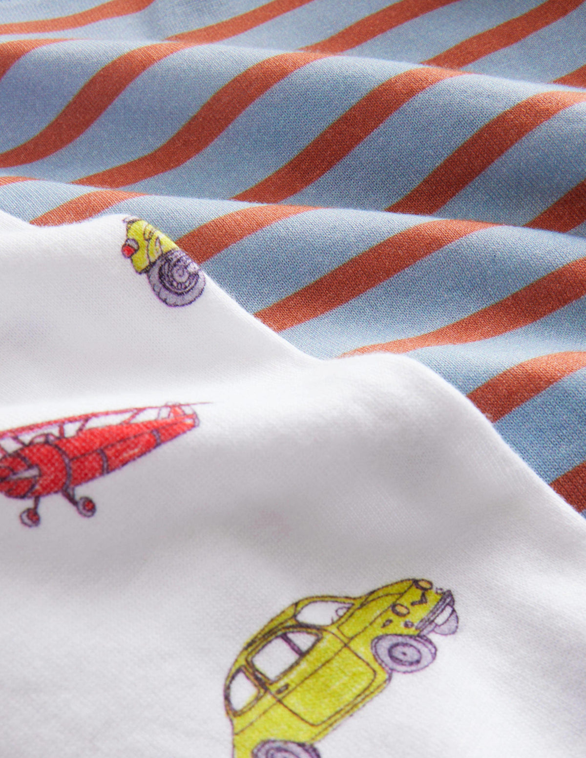 Snug Twin Pack Long Pajamas-Vehicles-3