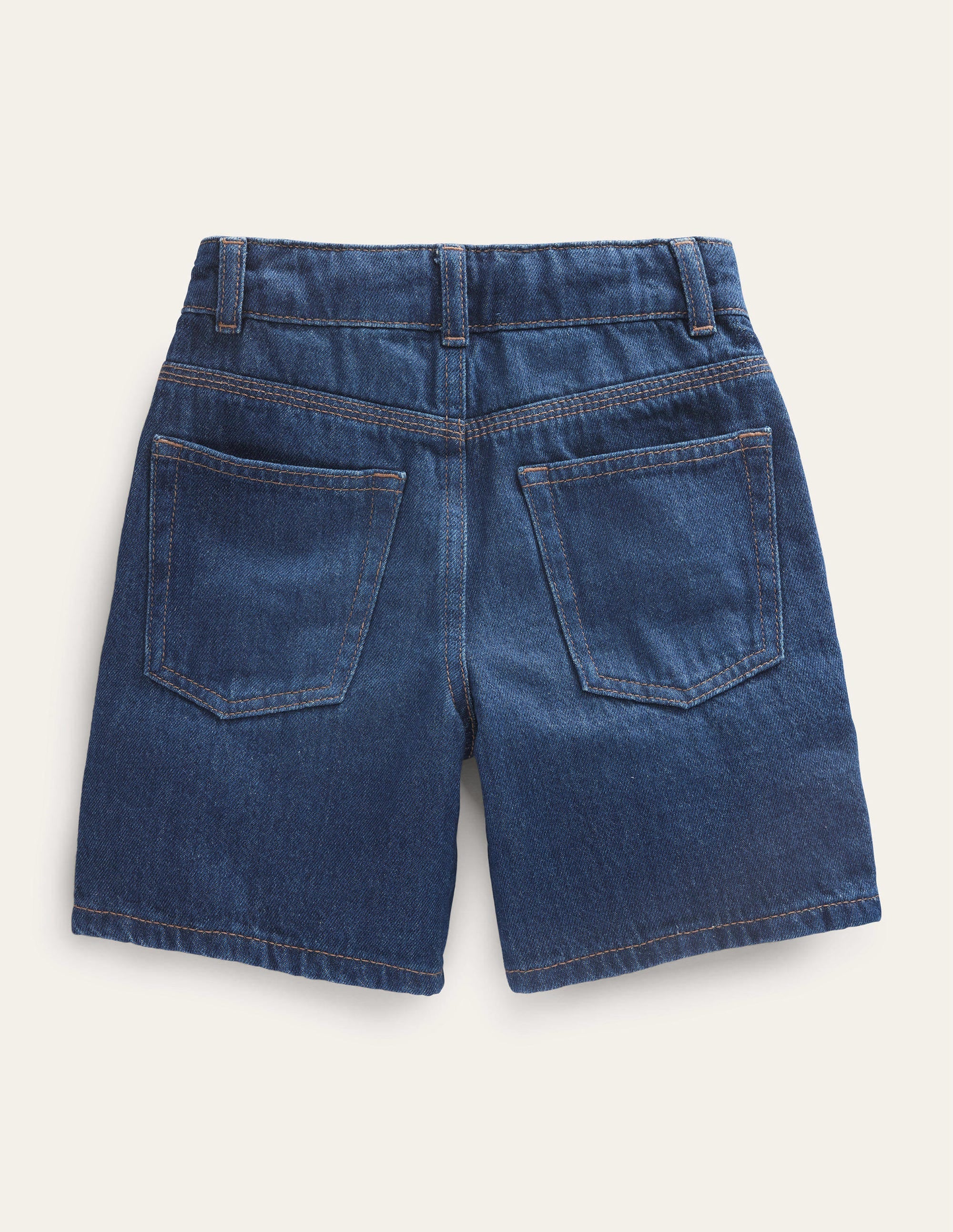 Relaxed Denim Shorts-Dark Vintage - Image 2