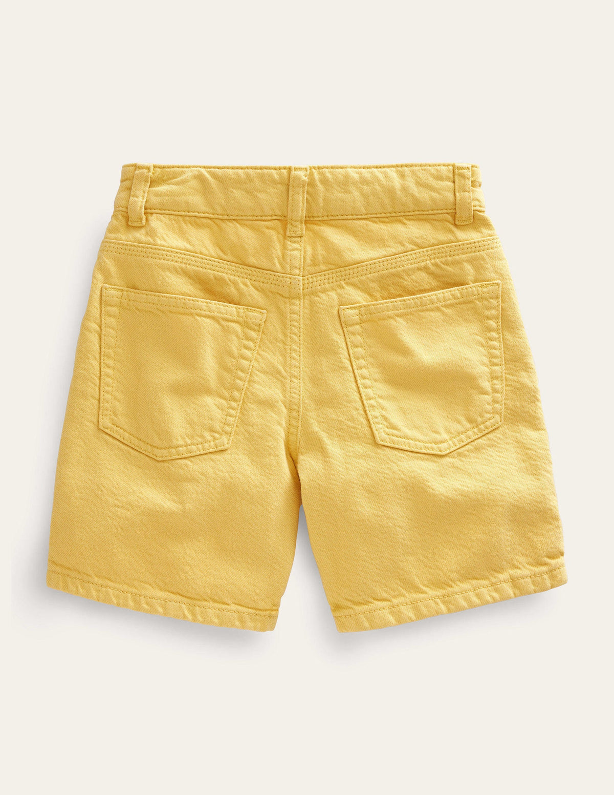 Relaxed Denim Shorts-Yellow - Image 2