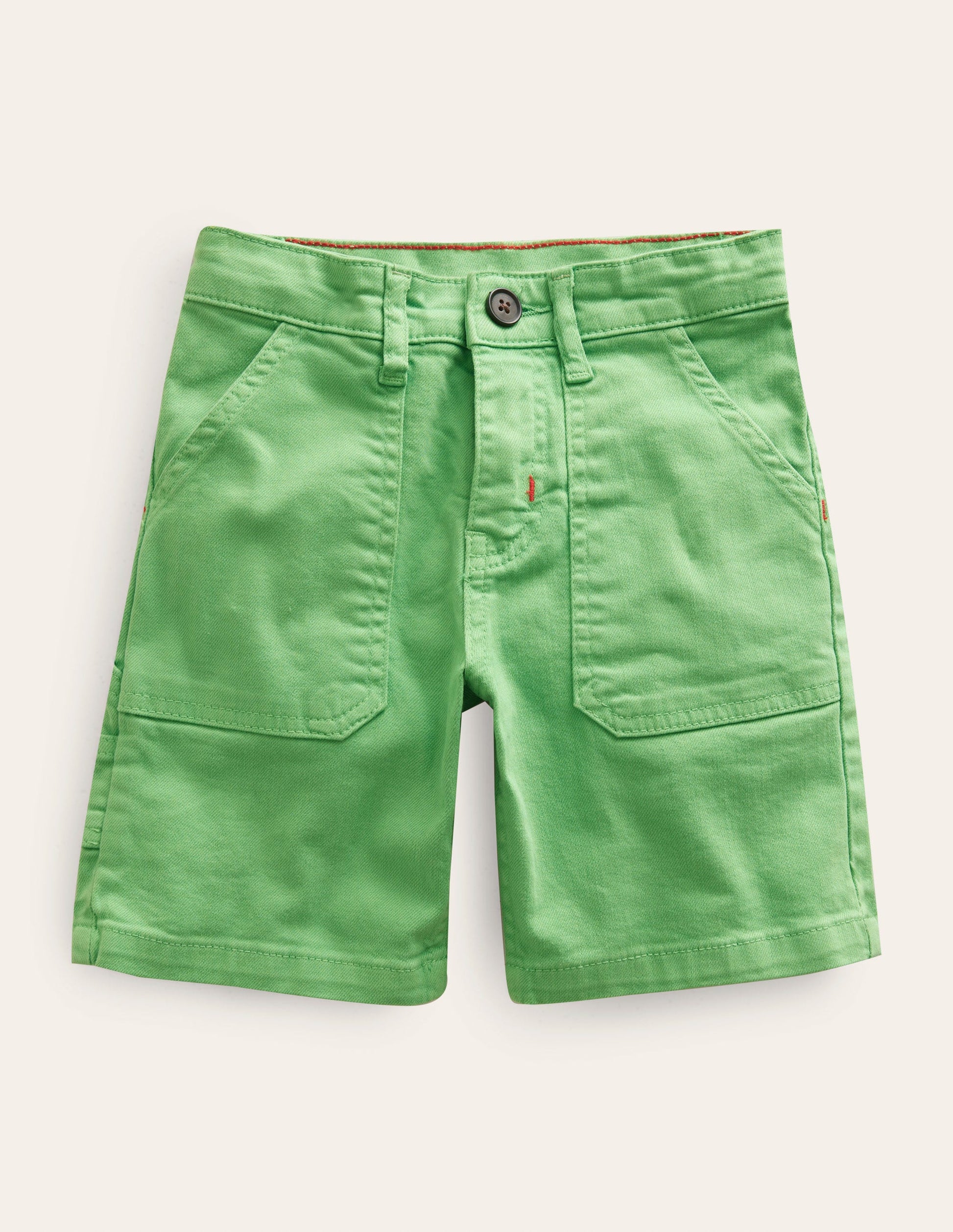 Canvas Carpenter Shorts-School Green-1