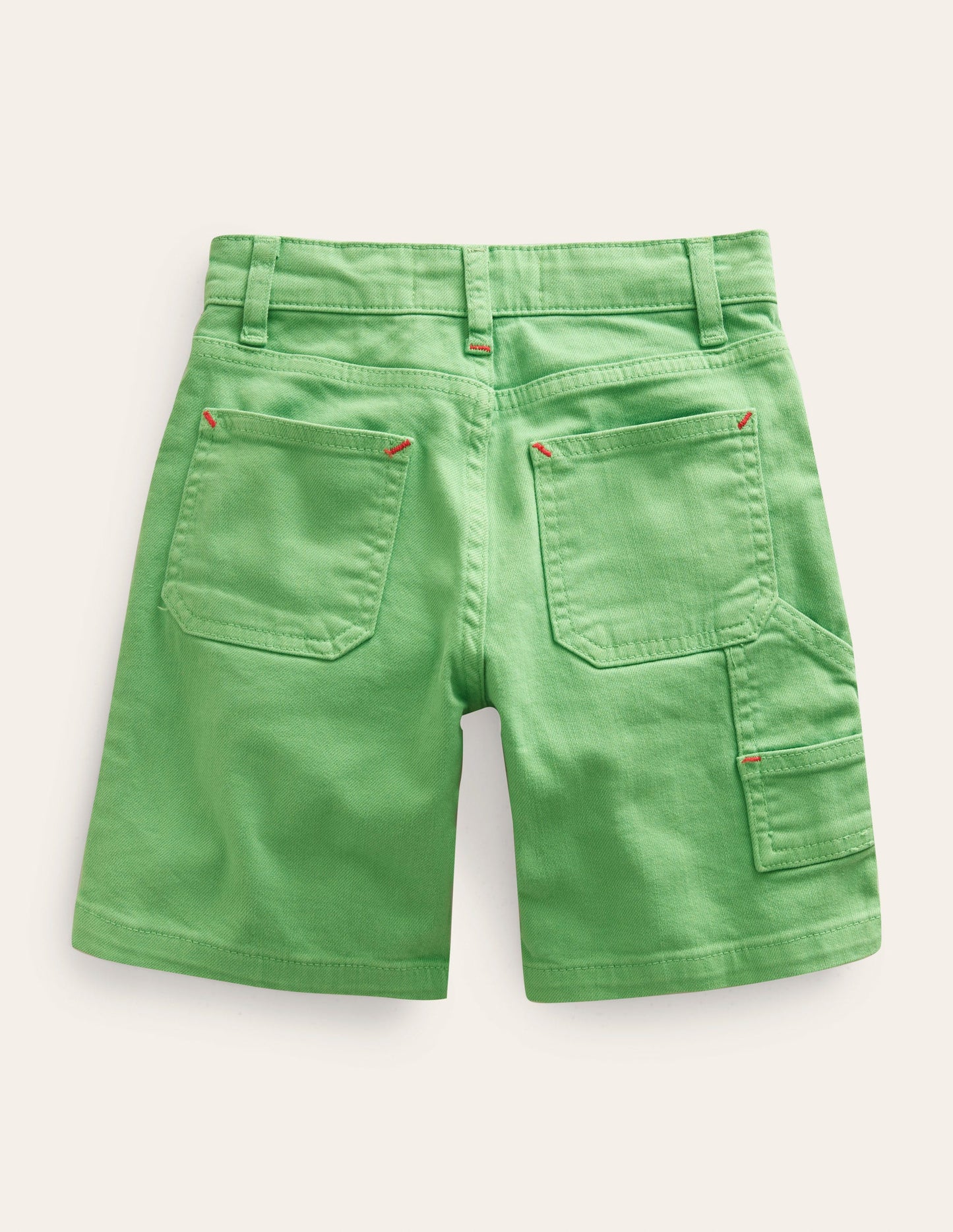 Canvas Carpenter Shorts-School Green
