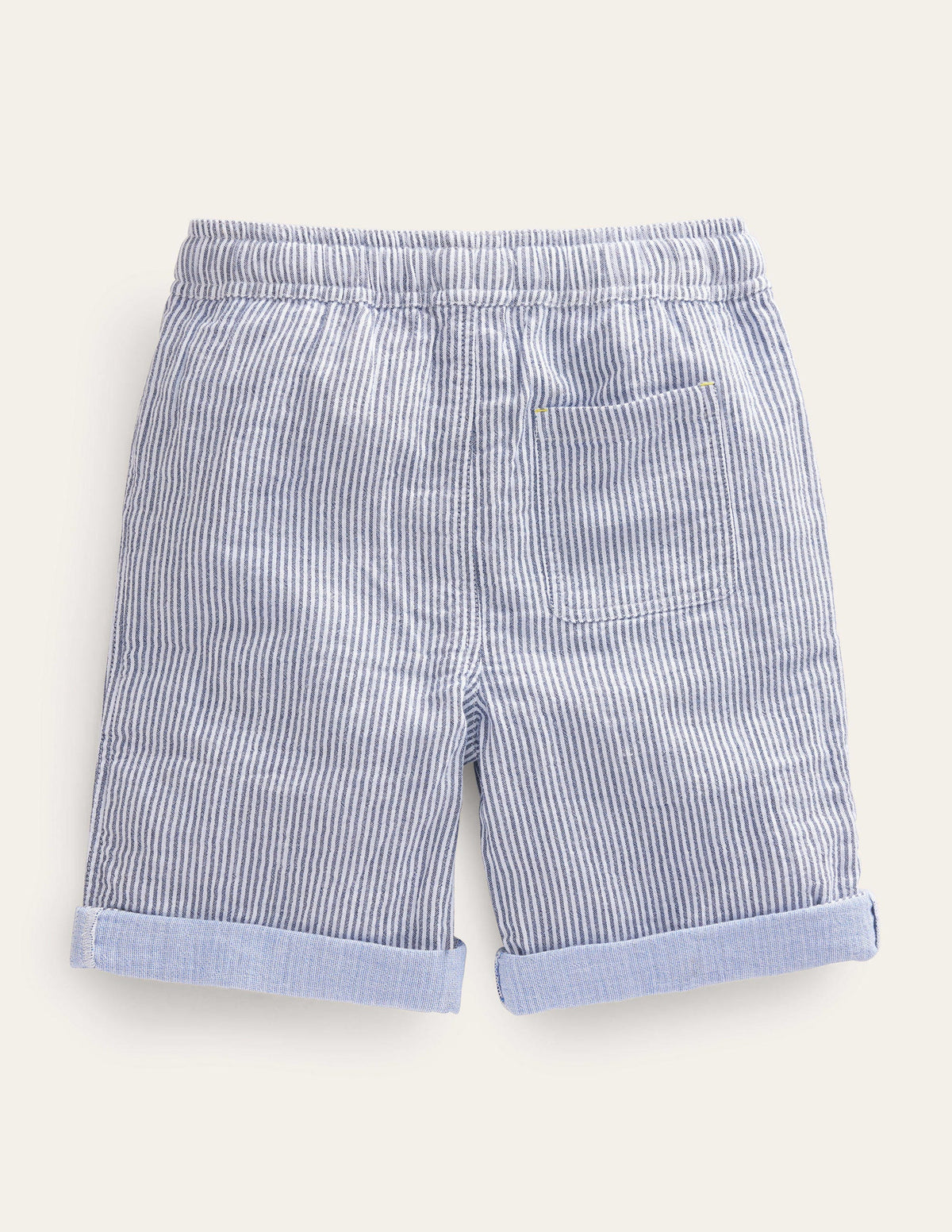 Drawstring Vacation Shorts-College Navy Ticking - Image 2