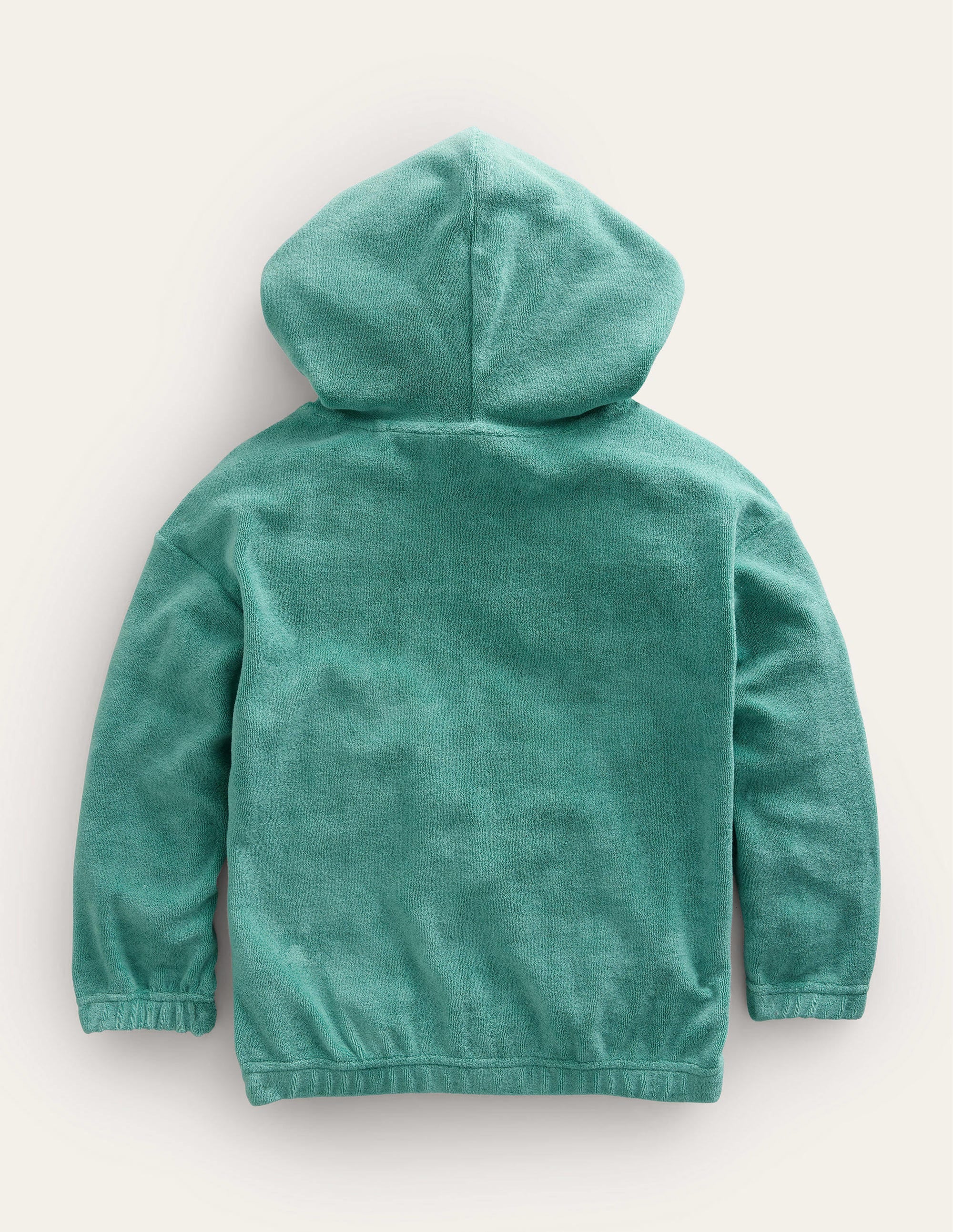 Towelling Hoodie-Cove Blue - Image 2