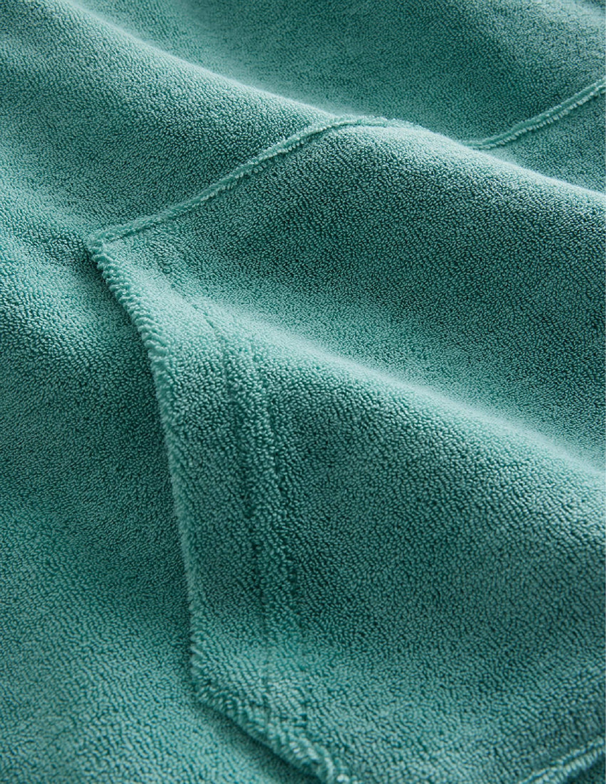 Towelling Hoodie-Cove Blue - Image 3