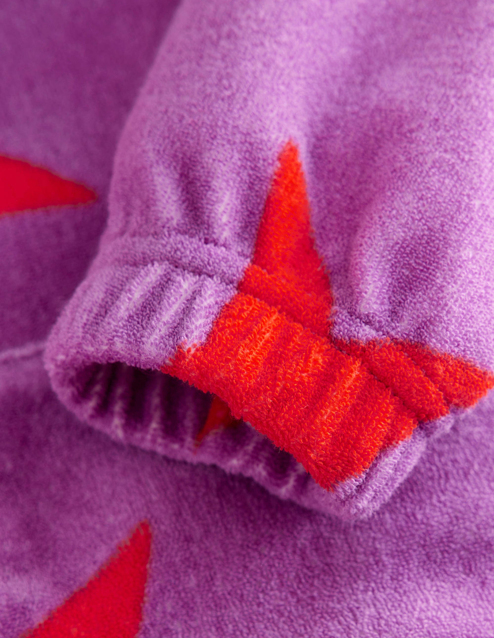 Towelling Hoodie-Radiant Orchid Star - Image 3