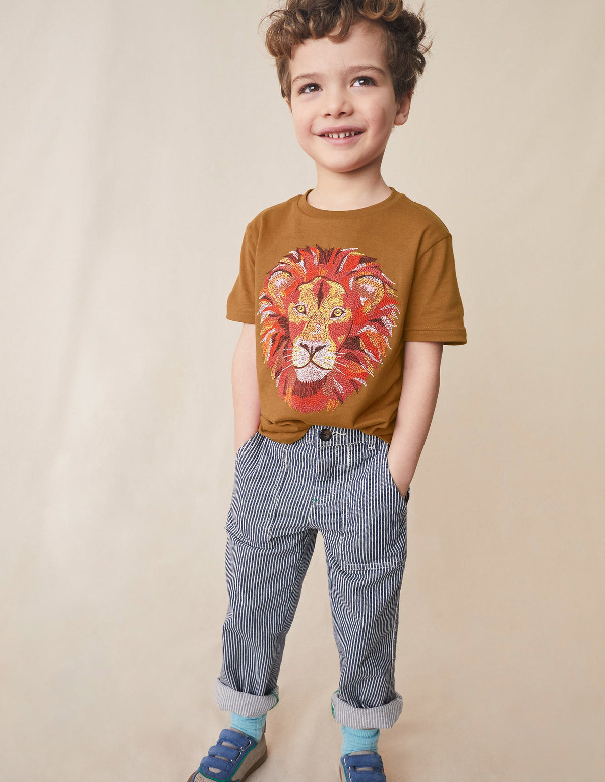 Superstitch T-shirt-Butterscotch Brown-4