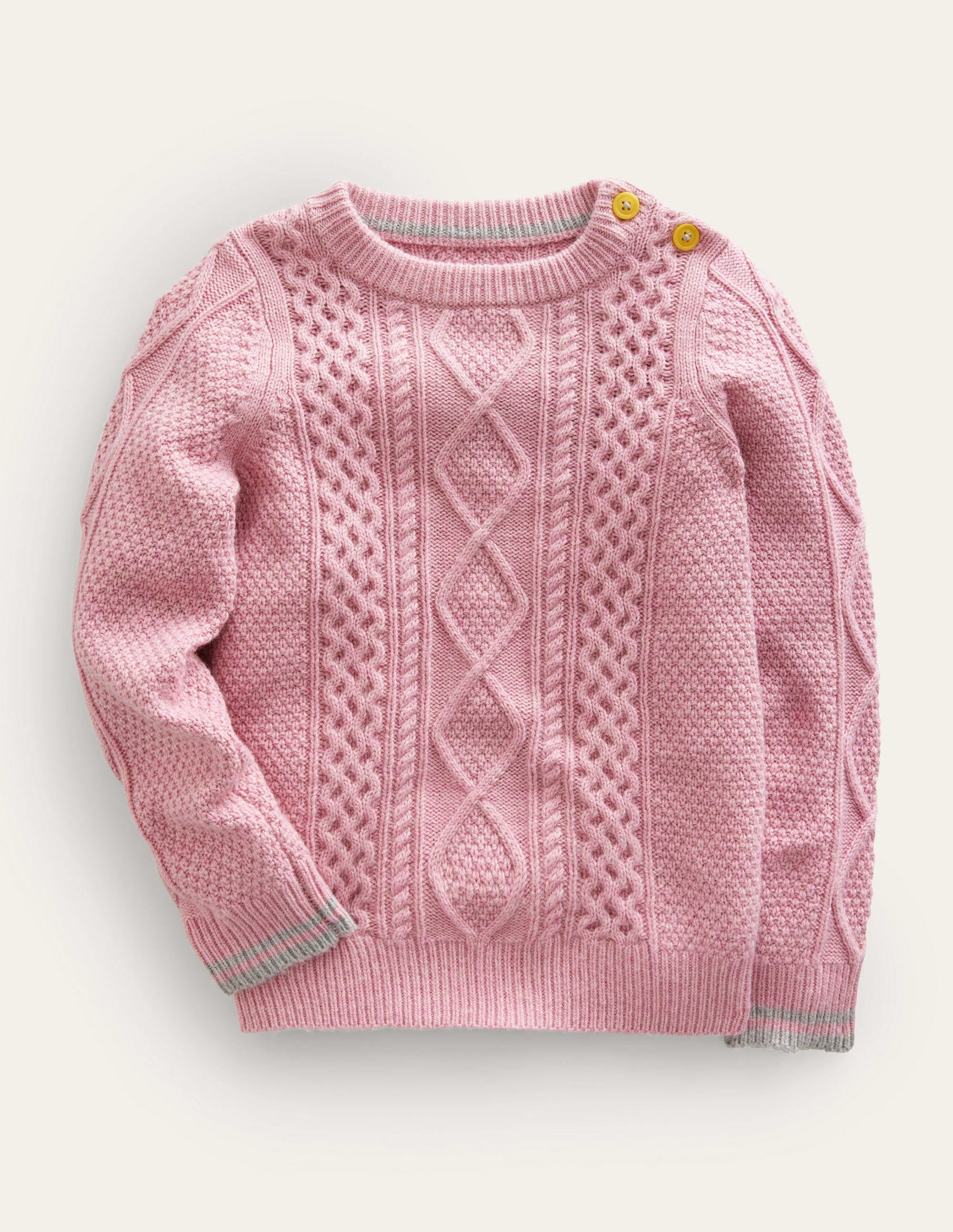 Cable Sweater-Winsome Orchid - Image 1