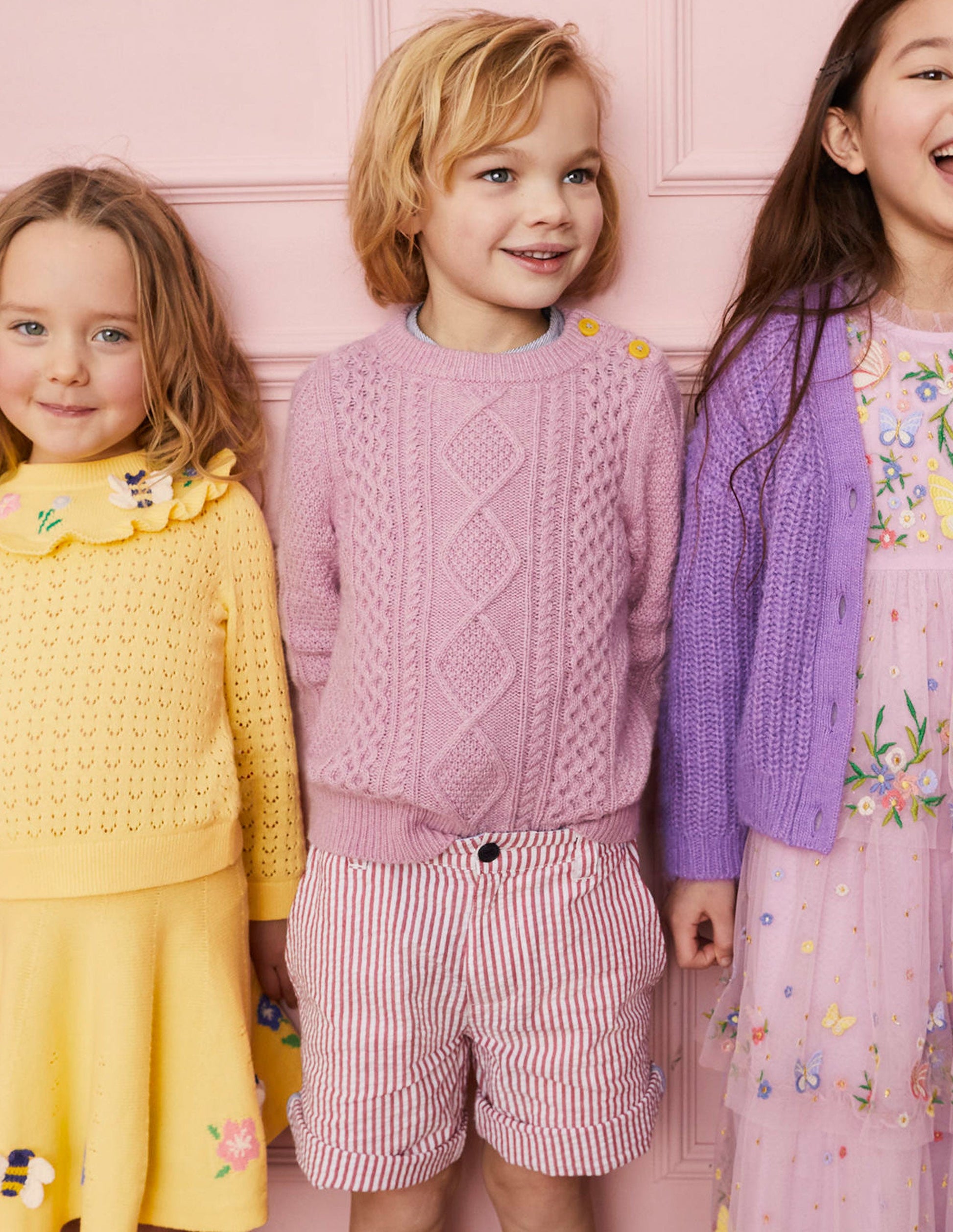 Cable Sweater-Winsome Orchid-4