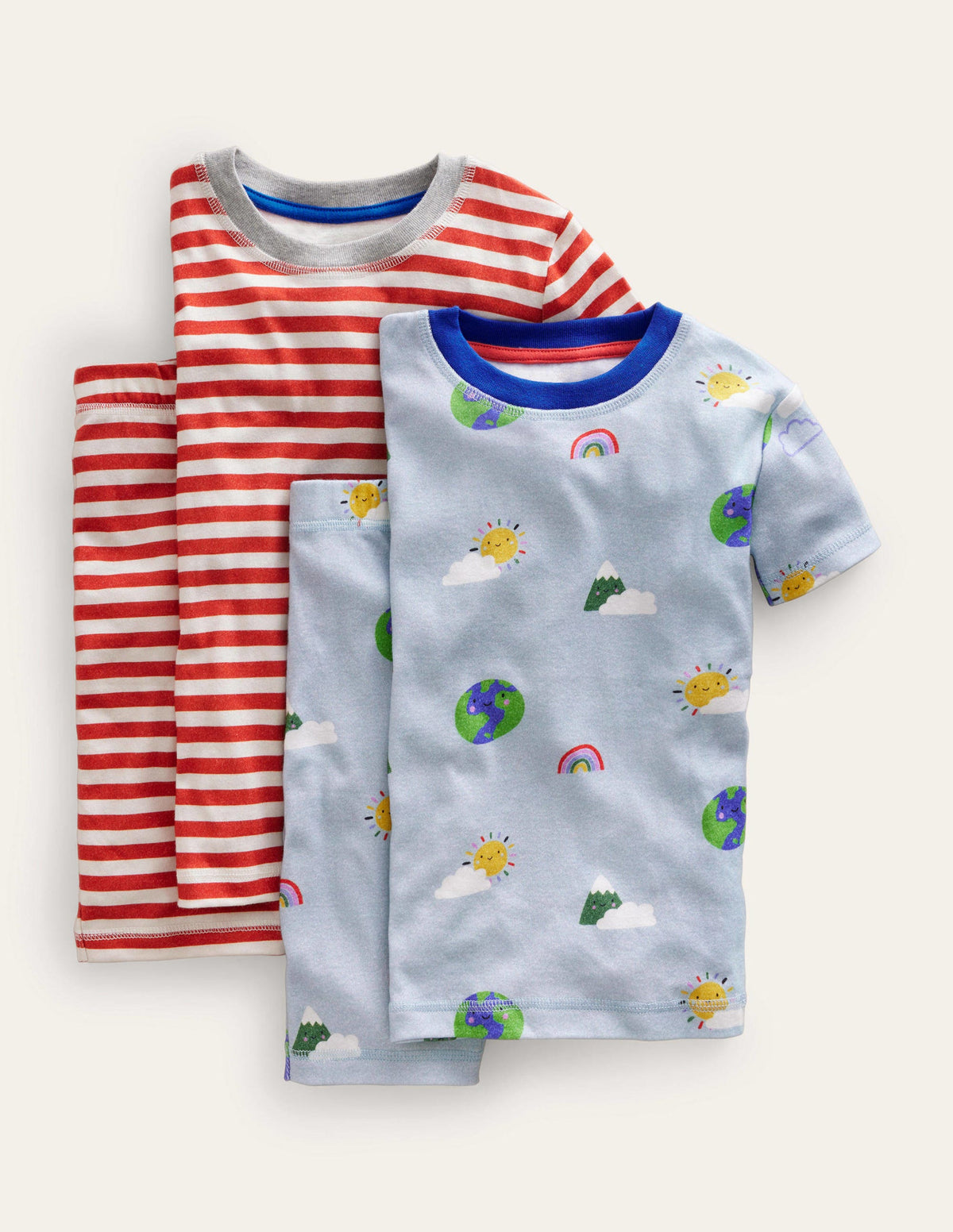 Snug Twin Pack Short Pajamas-Weather - Image 1