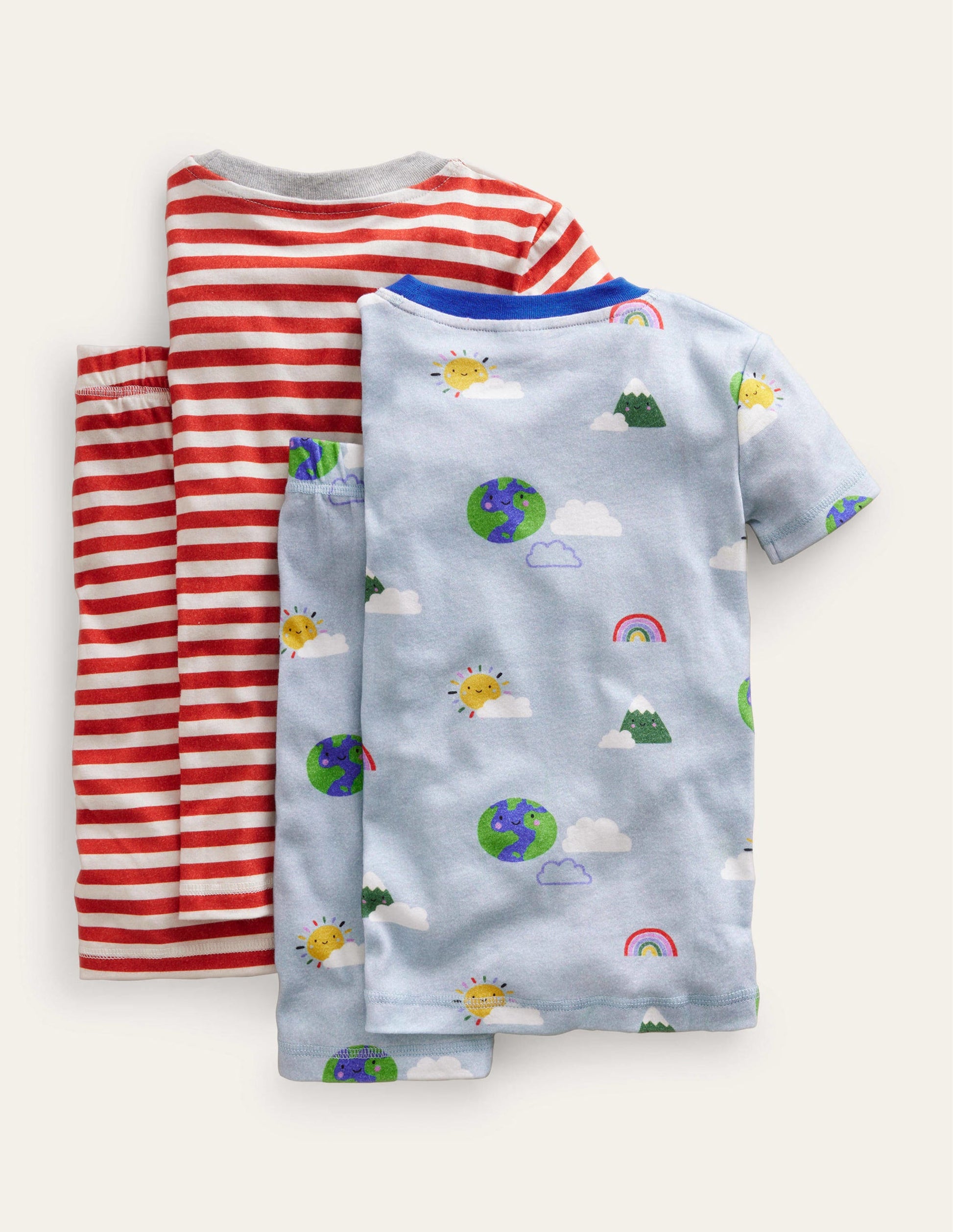 Snug Twin Pack Short Pajamas-Weather-2
