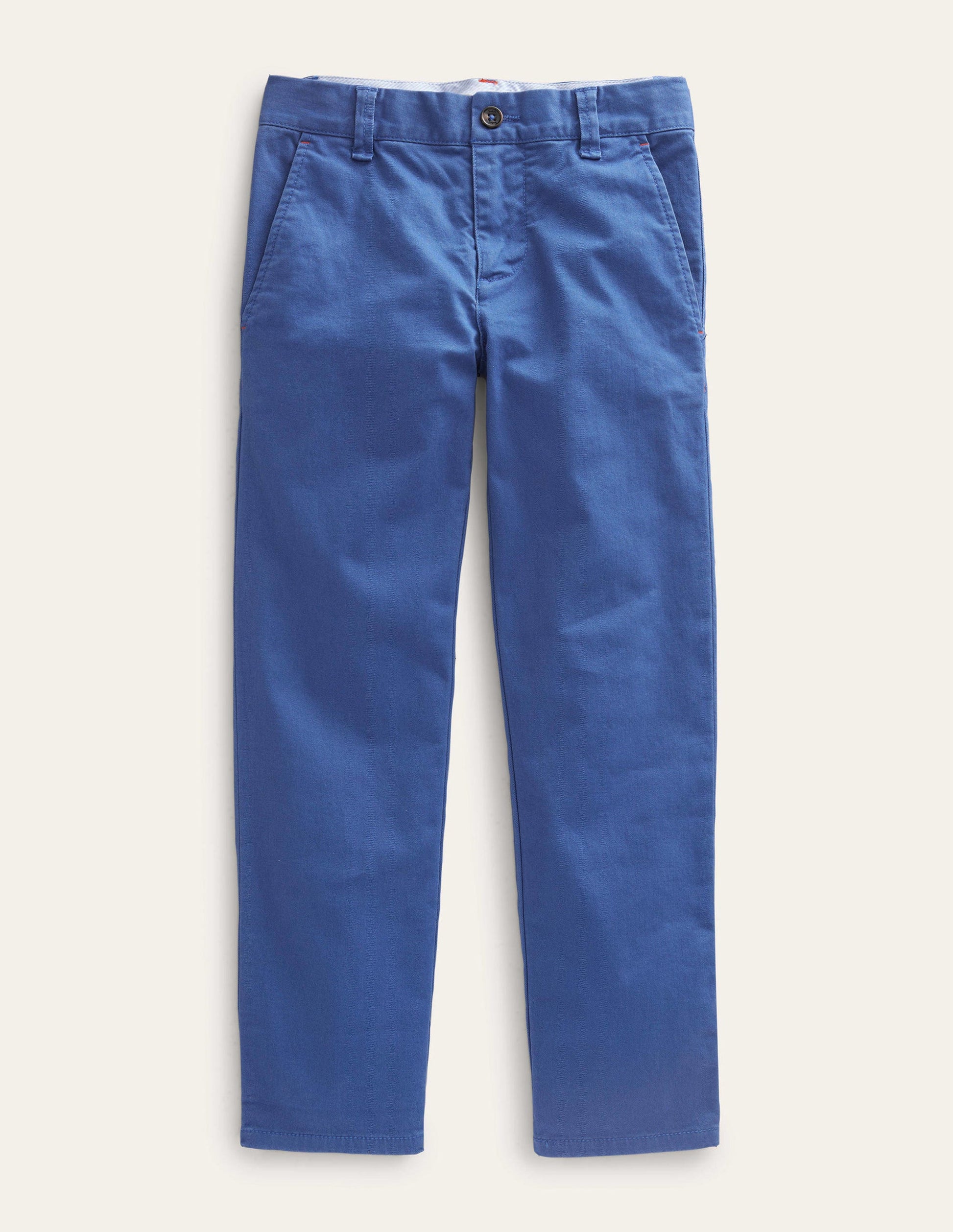 Chino Stretch Pants-Washed Brilliant Blue-1