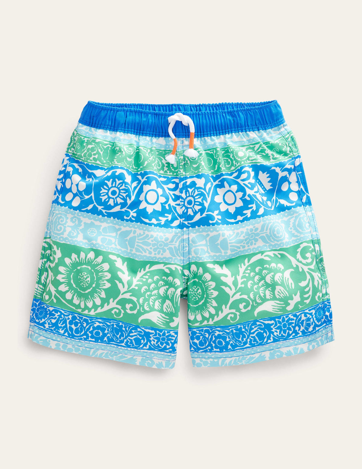 Swim Shorts-Multi Colour Stripe - Image 1