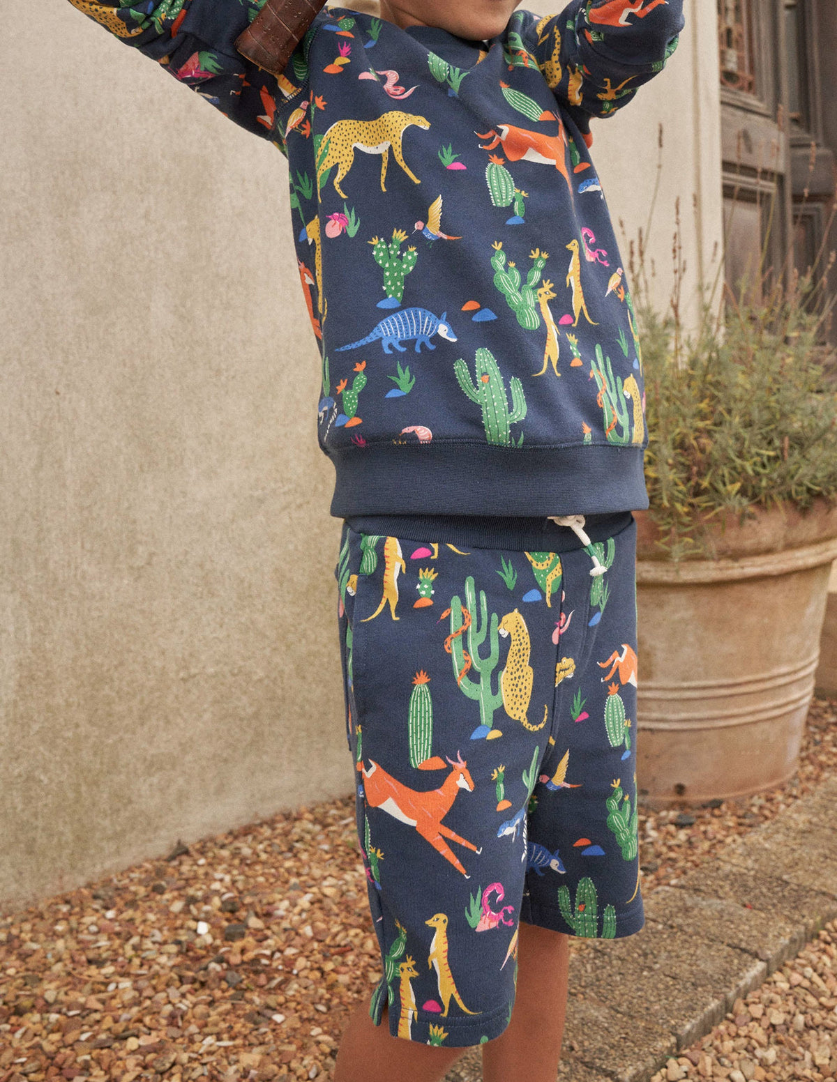 Printed Jersey Shorts-Multi Animals - Image 4