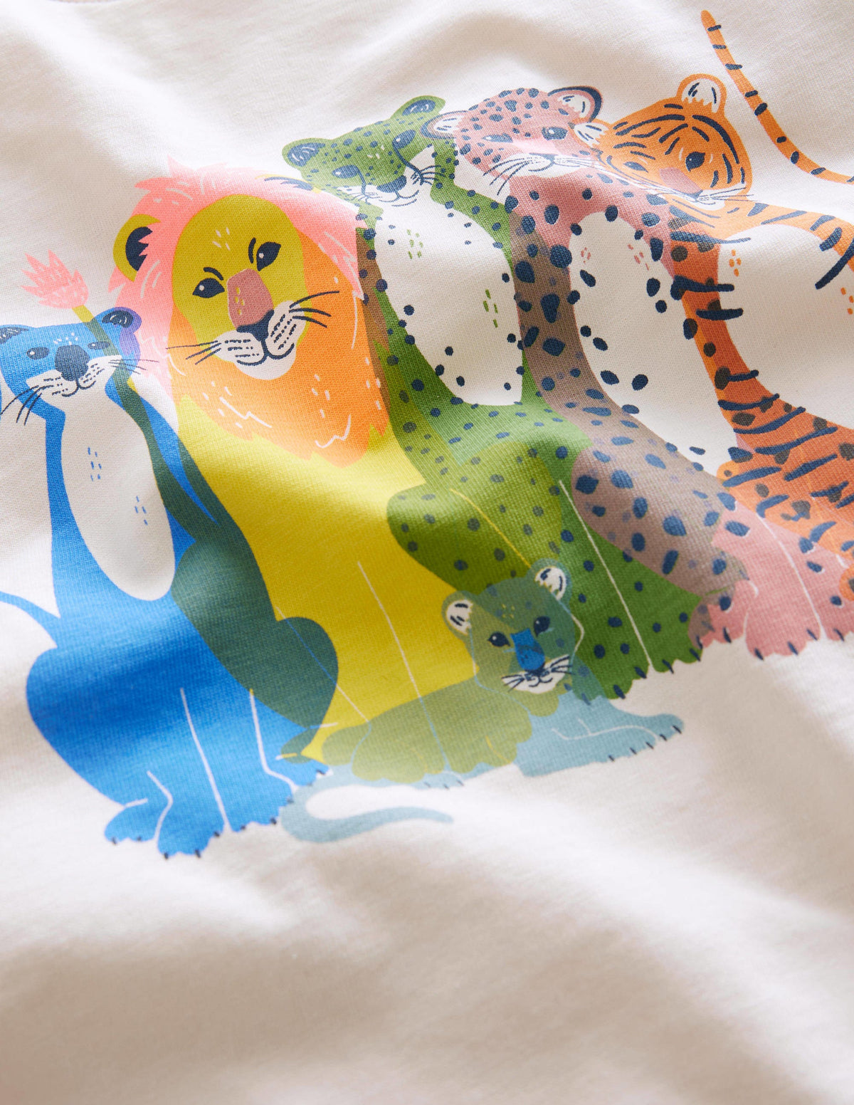 Graphic-Print Cotton T-Shirt-Vanilla Pod Cats - Image 3