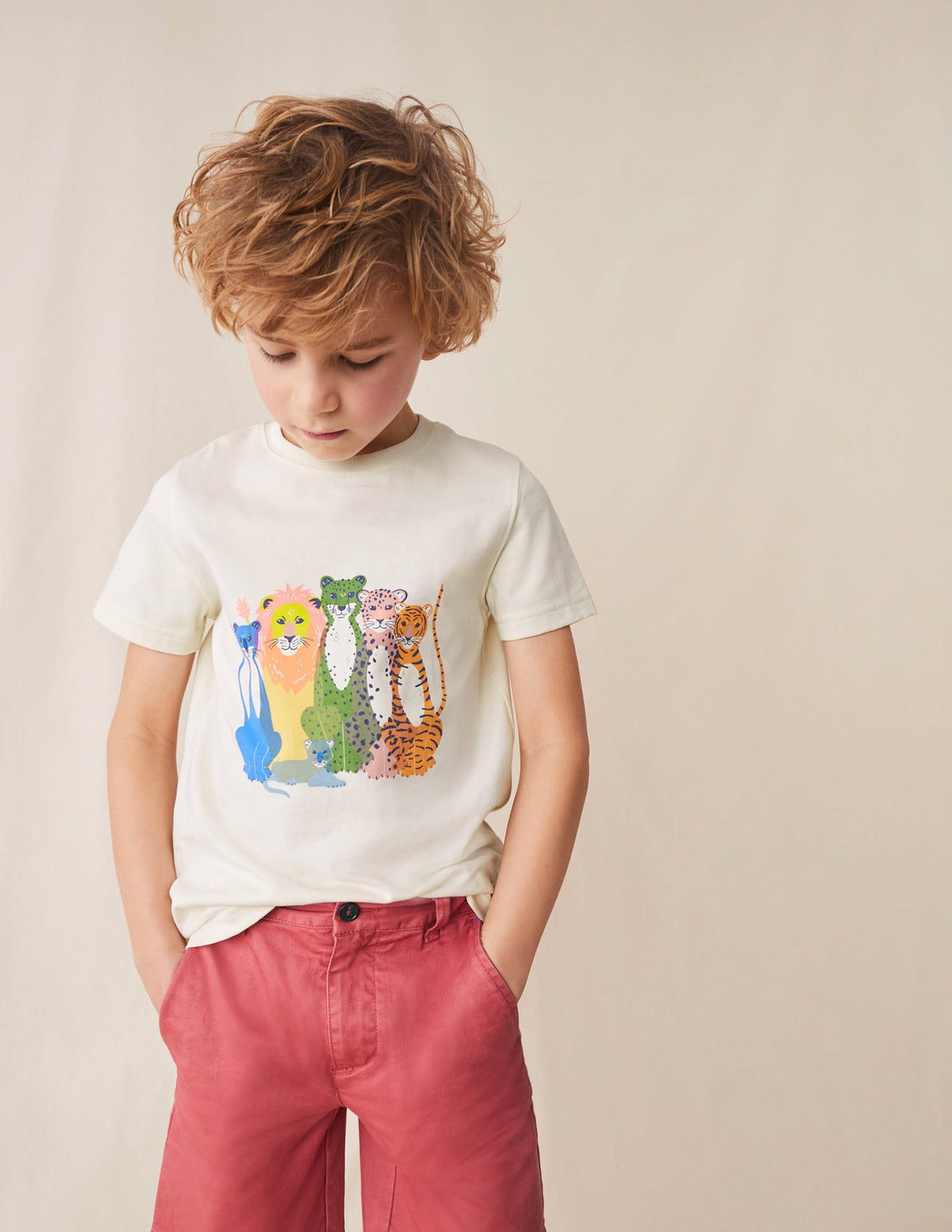 Graphic-Print Cotton T-Shirt-Vanilla Pod Cats - Image 4