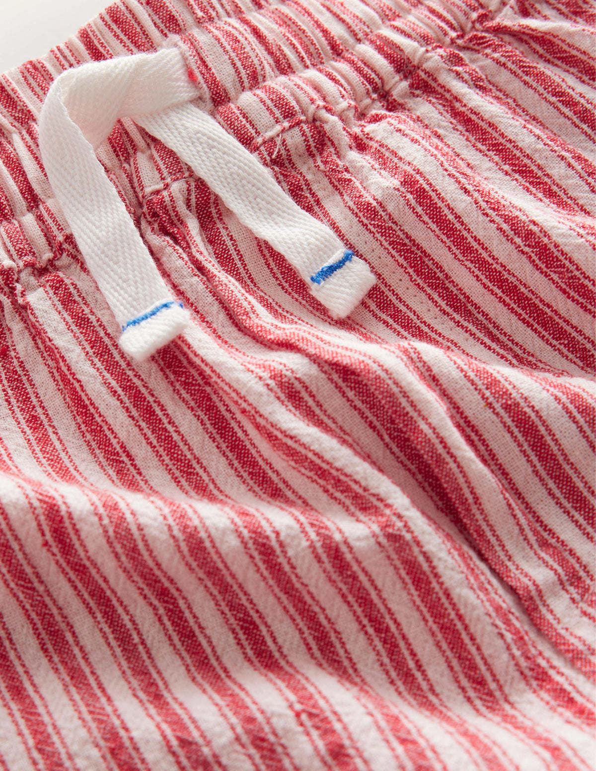 Pocket Shorts-Strawberry Tart Red Ticking - Image 3