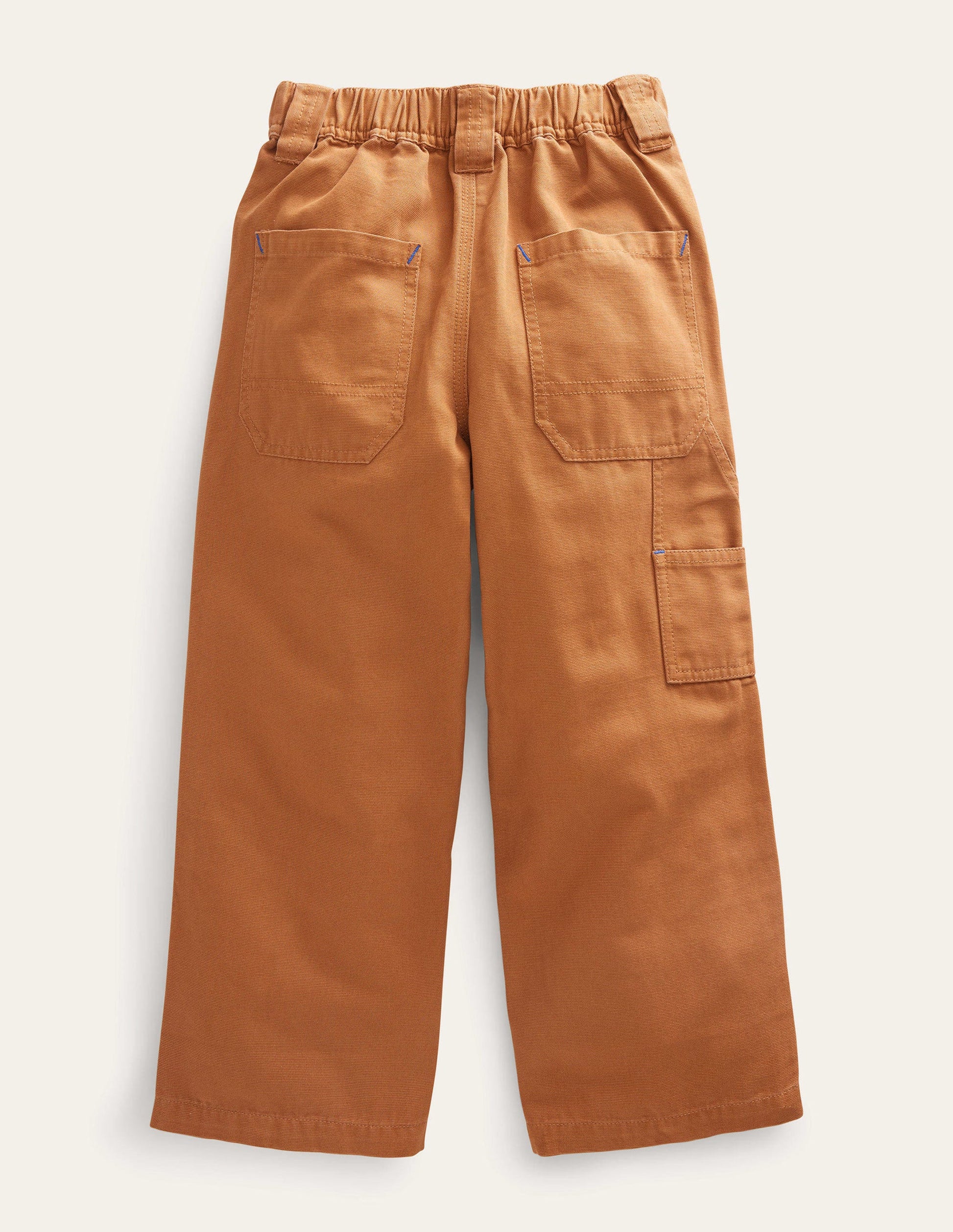 Canvas Carpenter Pants-Butterscotch Brown-2