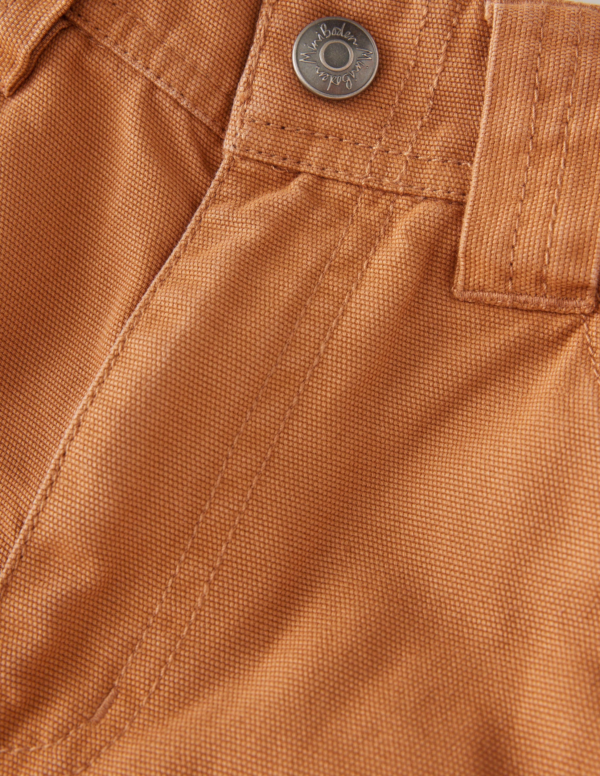 Canvas Carpenter Pants-Butterscotch Brown-3