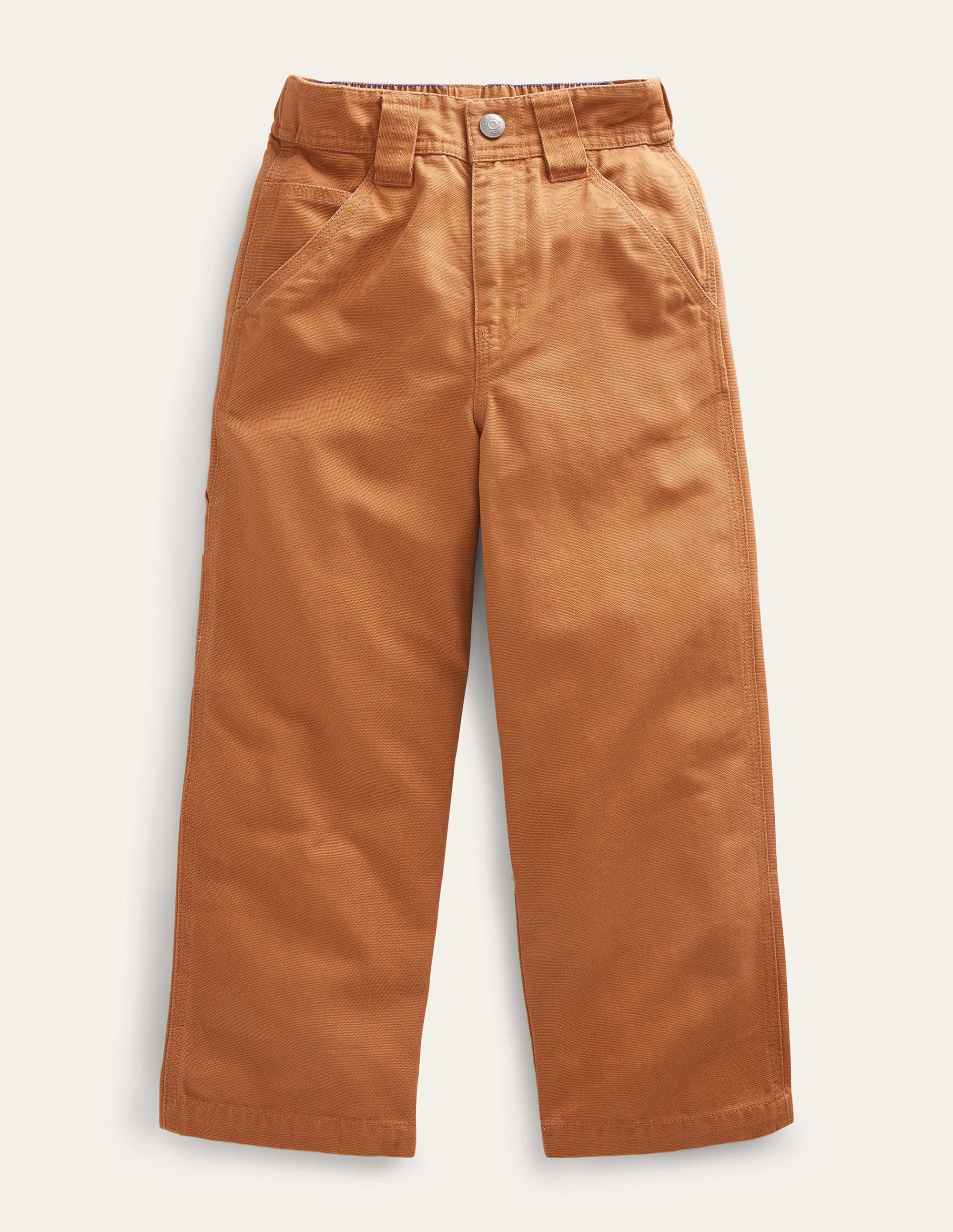 Canvas Carpenter Pants-Butterscotch Brown - Image 1
