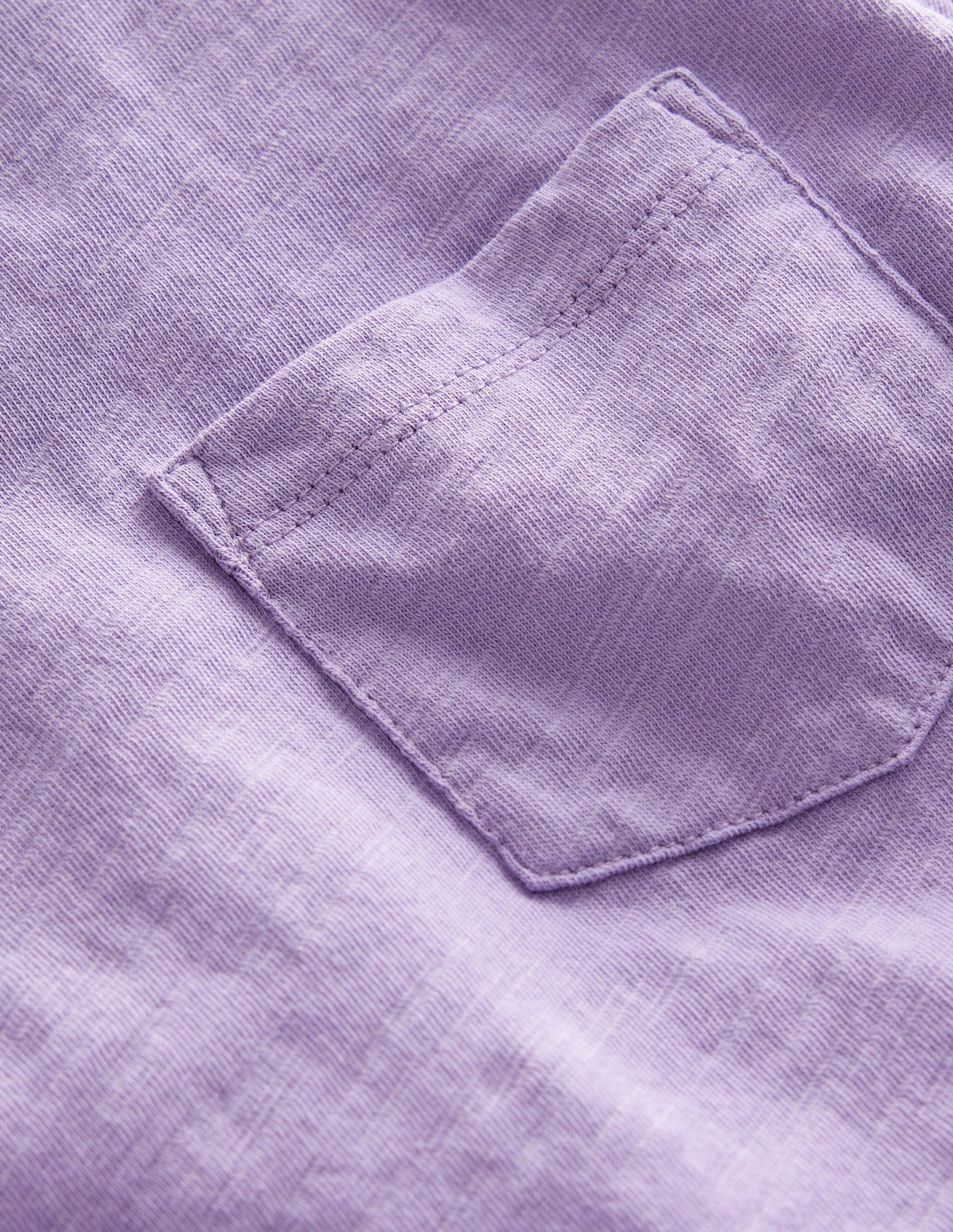 Washed Slub T-shirt-Misty Lavender-3