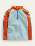 Half Zip Rash Guard-Tourmaline