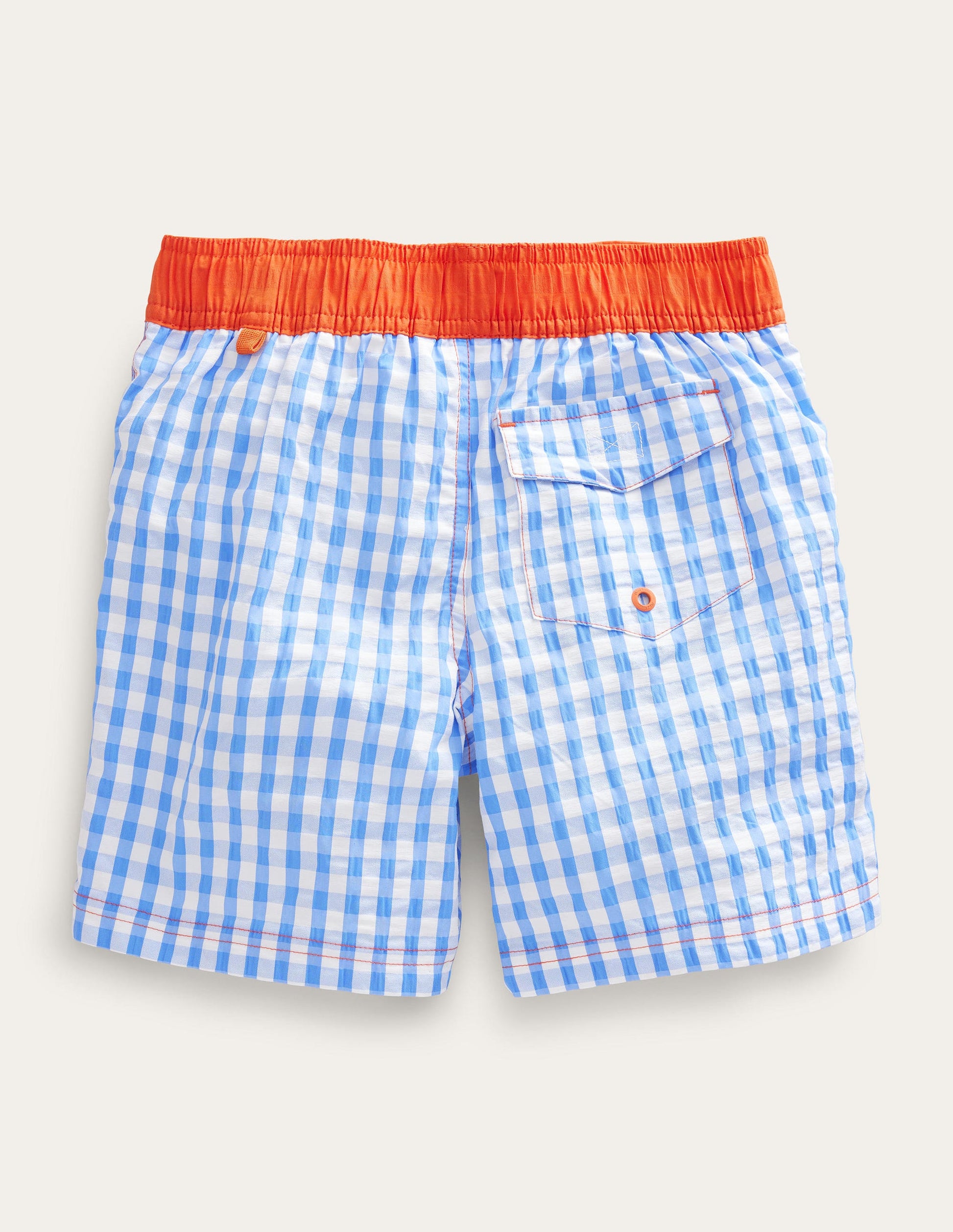 Board Shorts-Cabana Blue, Gingham Check-2