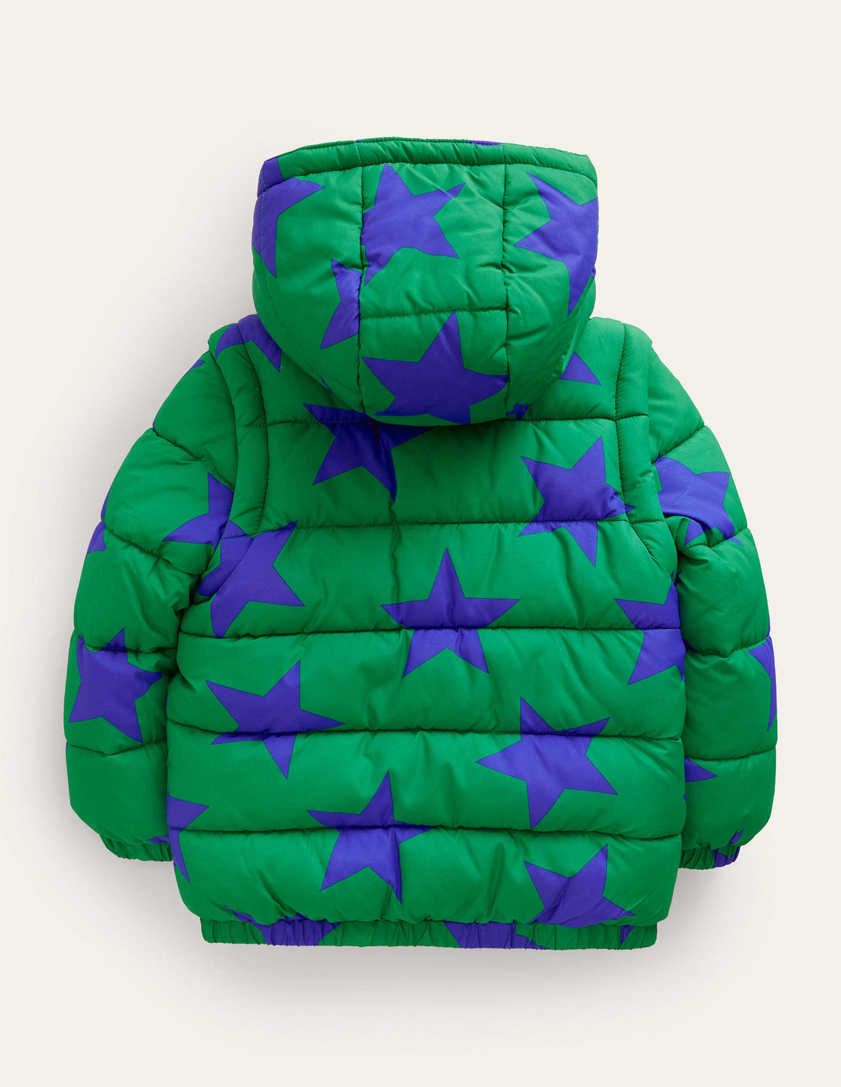 2-in-1 Padded Coat-Deep Green Star - Image 2
