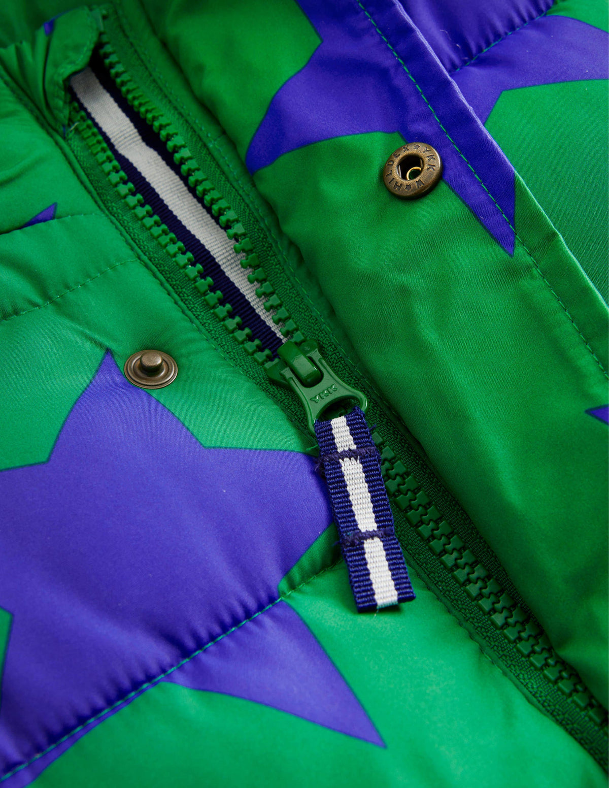 2-in-1 Padded Coat-Deep Green Star - Image 3