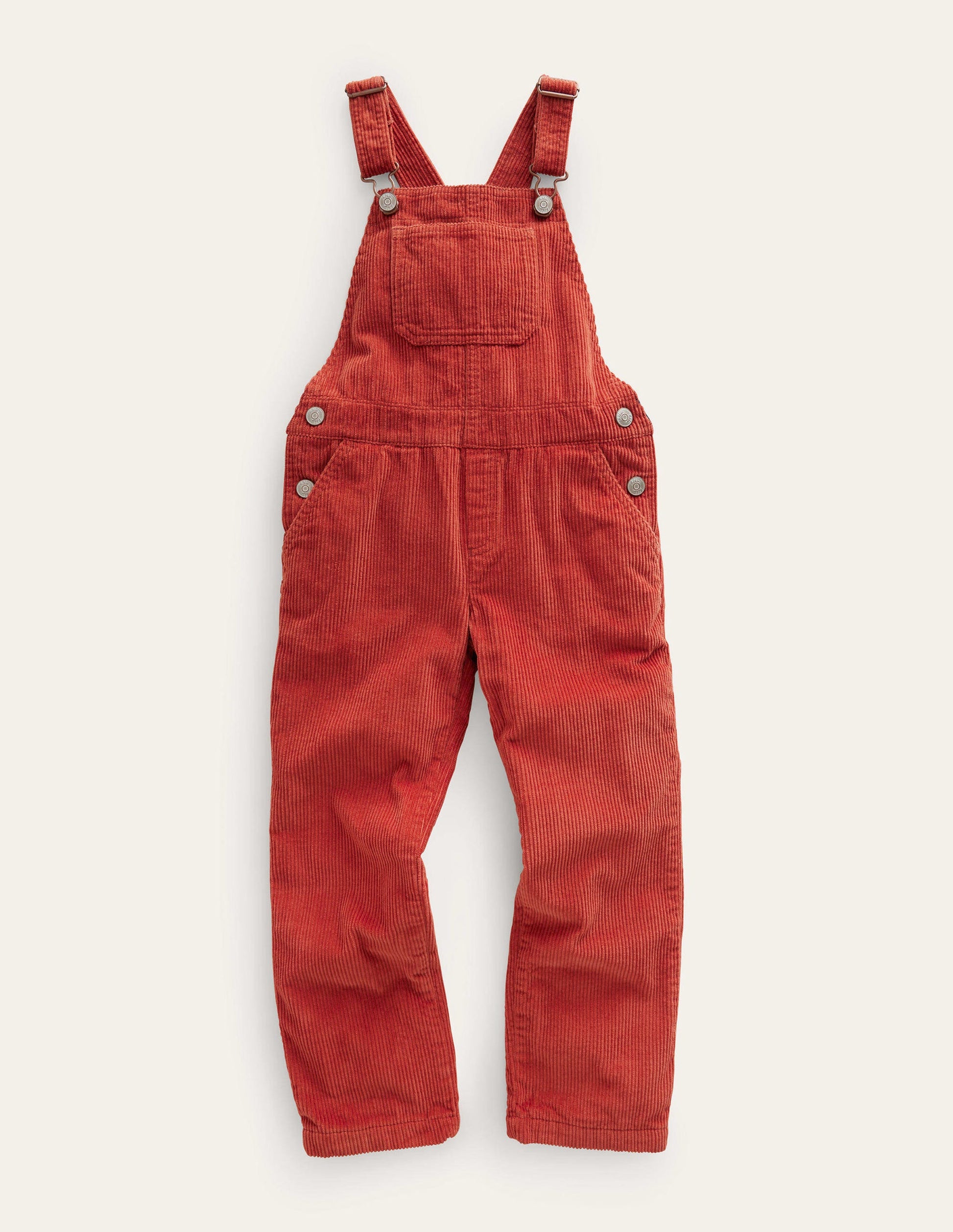 Cord Utility Overalls-Roasted Chestnut-1