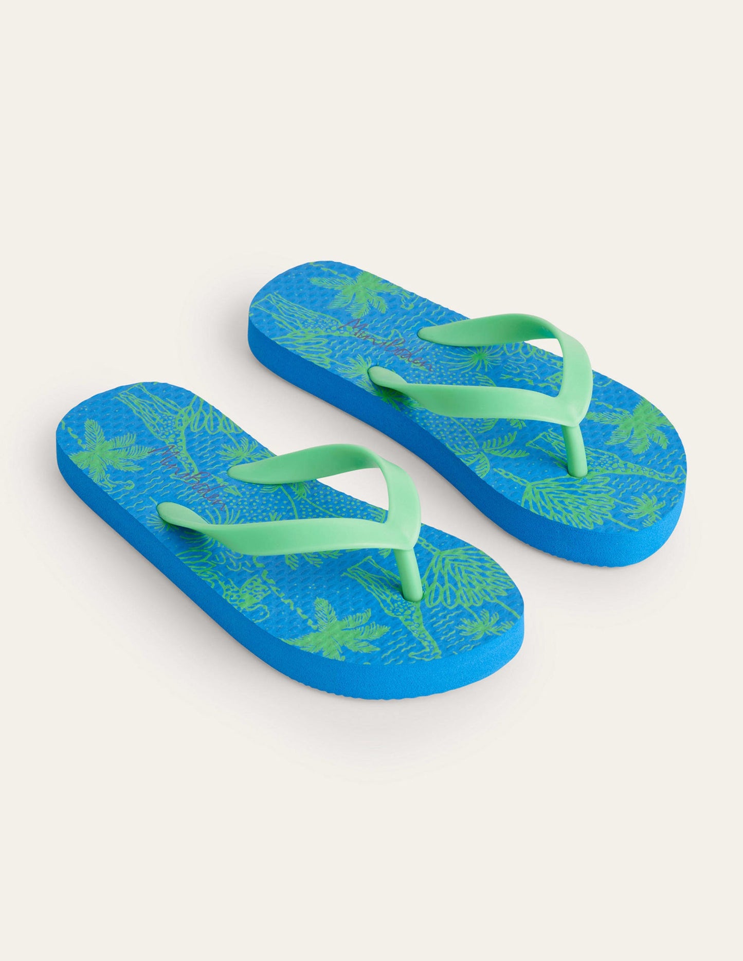 Flip Flops (Boys)-Palm Print