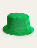 Towelling Hat-Navy Stripe