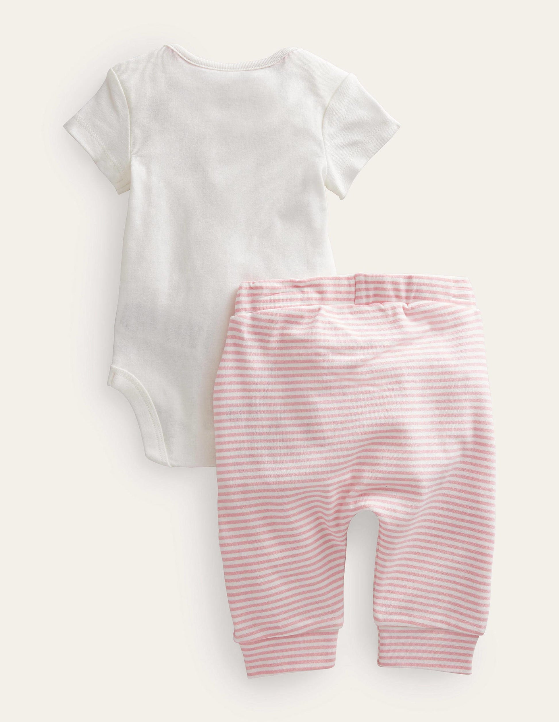 GOTS Body & Legging Set-Ivory Chicks-2