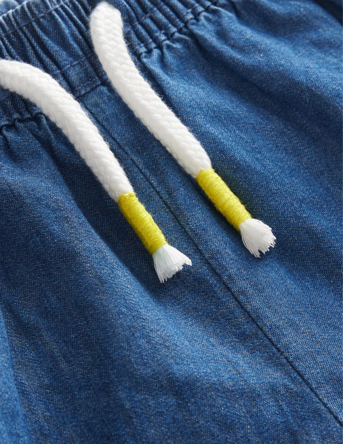 Woven Shorts-Mid Chambray - Image 3