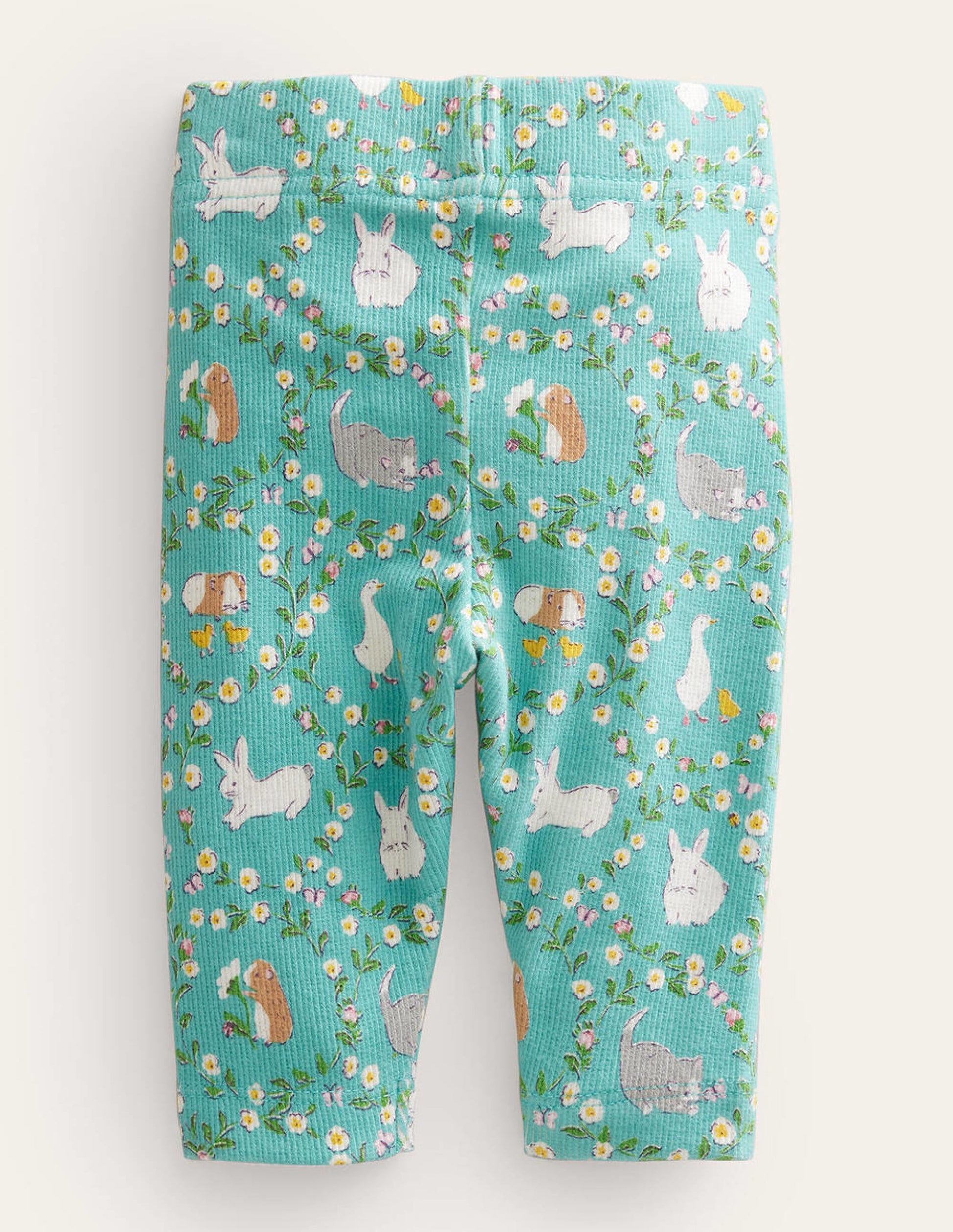 Printed Legging-Hot Spring Green Bunny-2