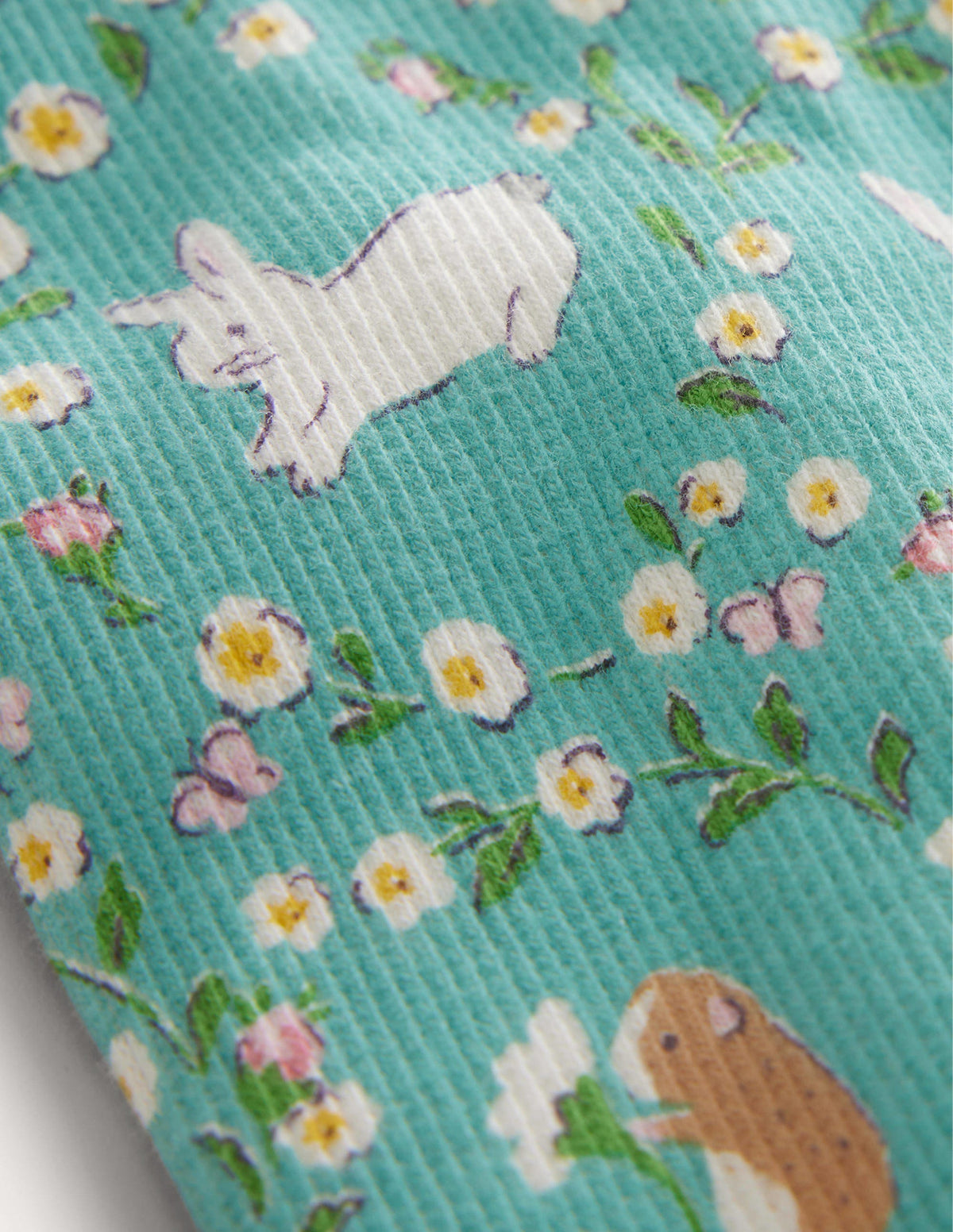 Printed Legging-Hot Spring Green Bunny-3