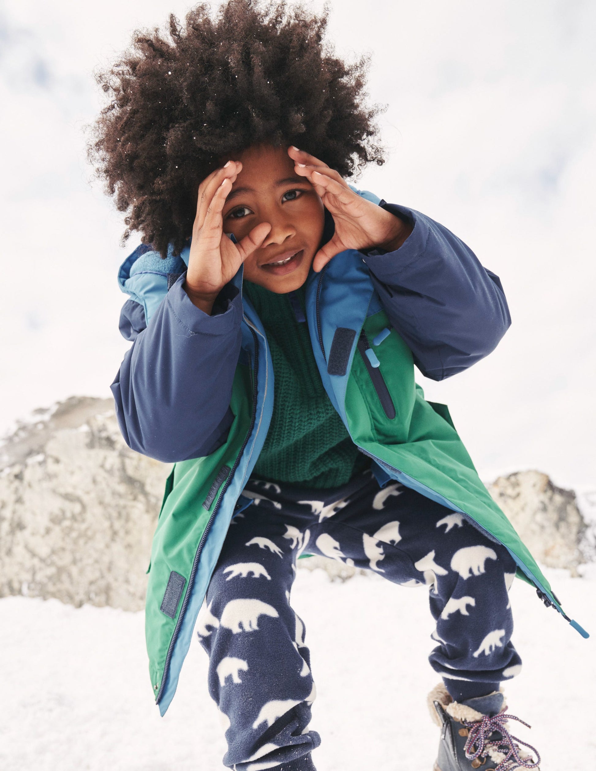 All-weather Waterproof Jacket-Green / Blue / Navy-5