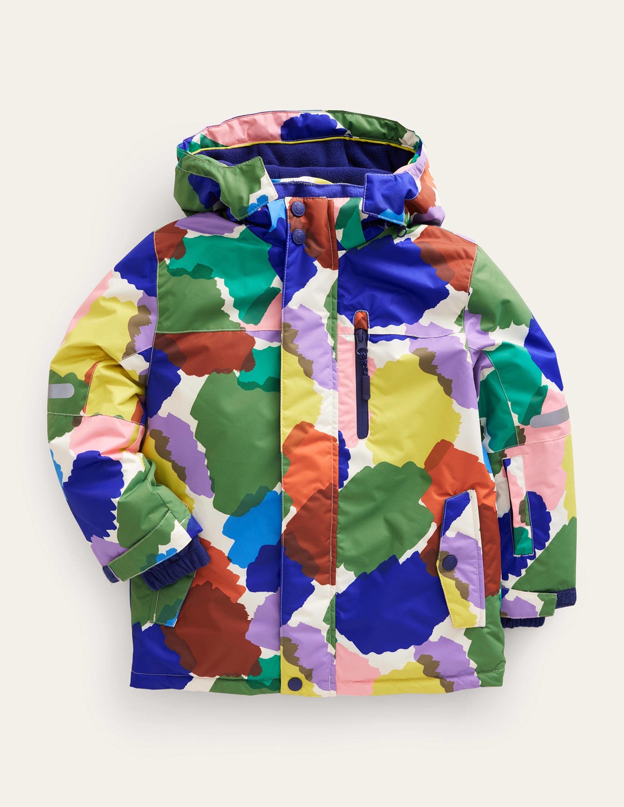 All-weather Waterproof Jacket-Painterly Patch - Image 1