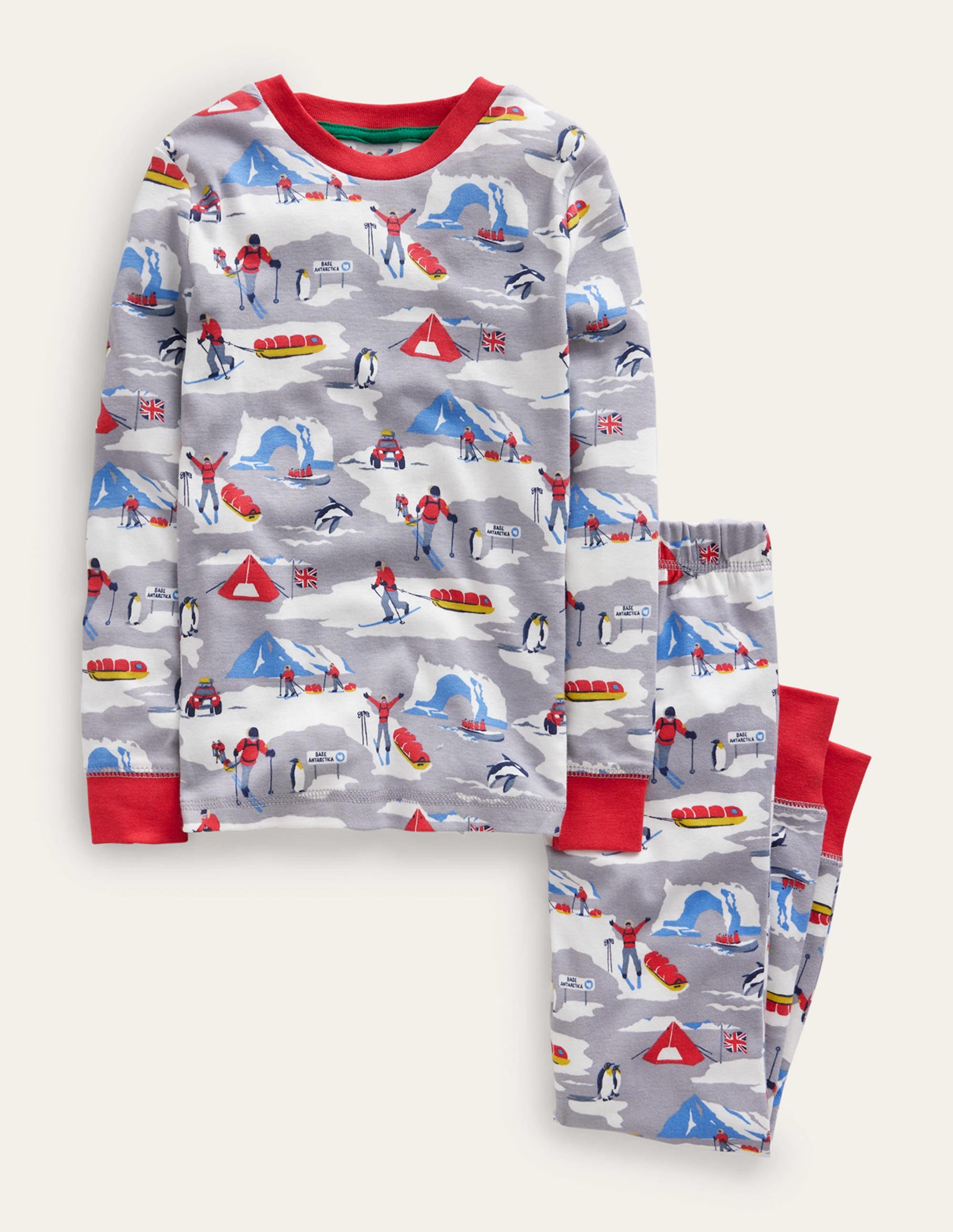 Snug Long John Pajamas-Grey Explorer - Image 1